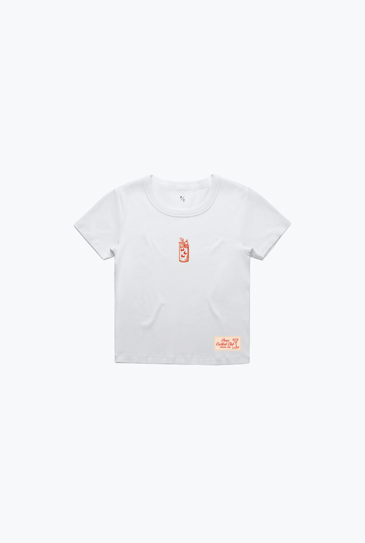 Baby-T-Shirt des Canadian Caesar Club – Weiß