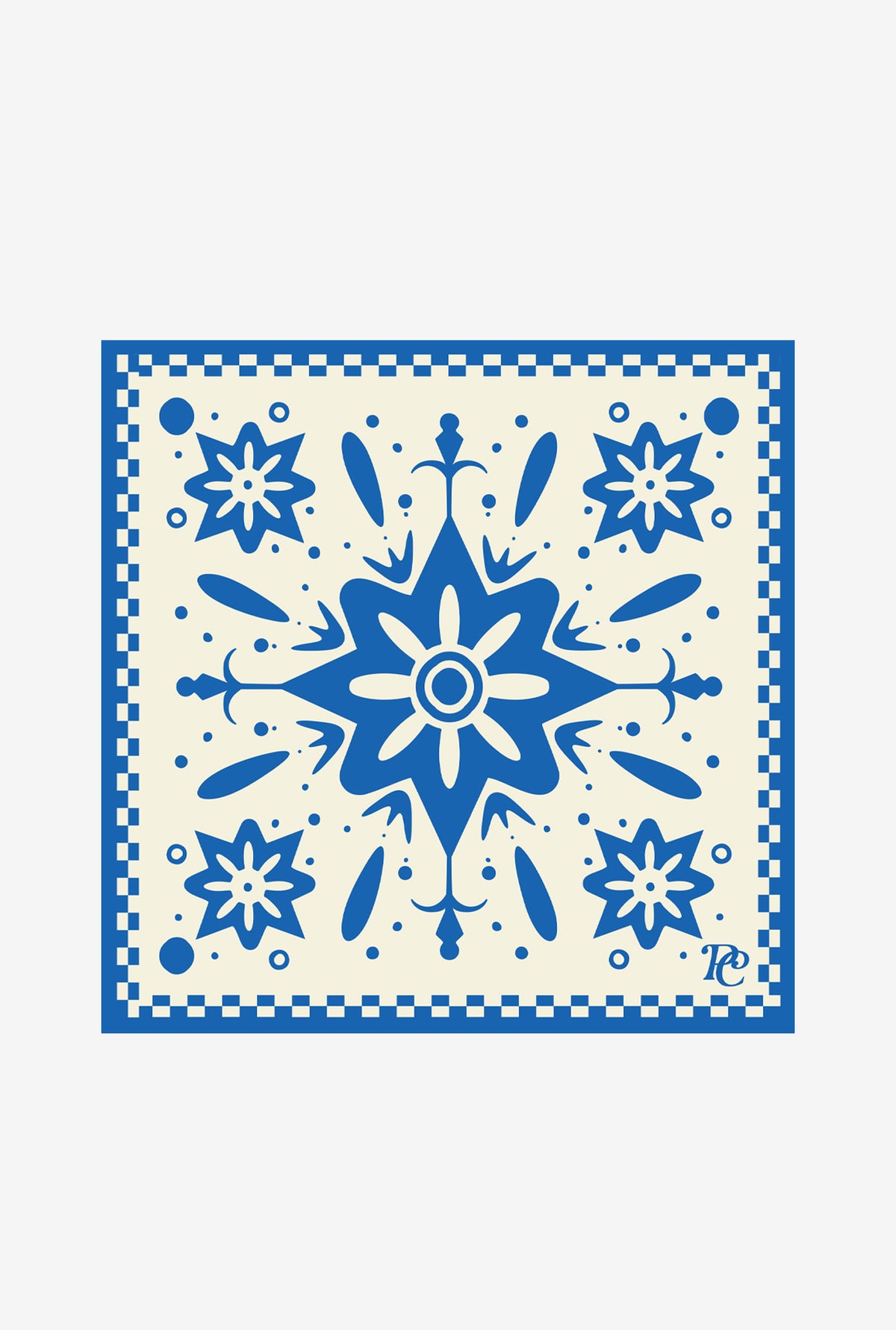 Lisbon Summer Scarf - Blue