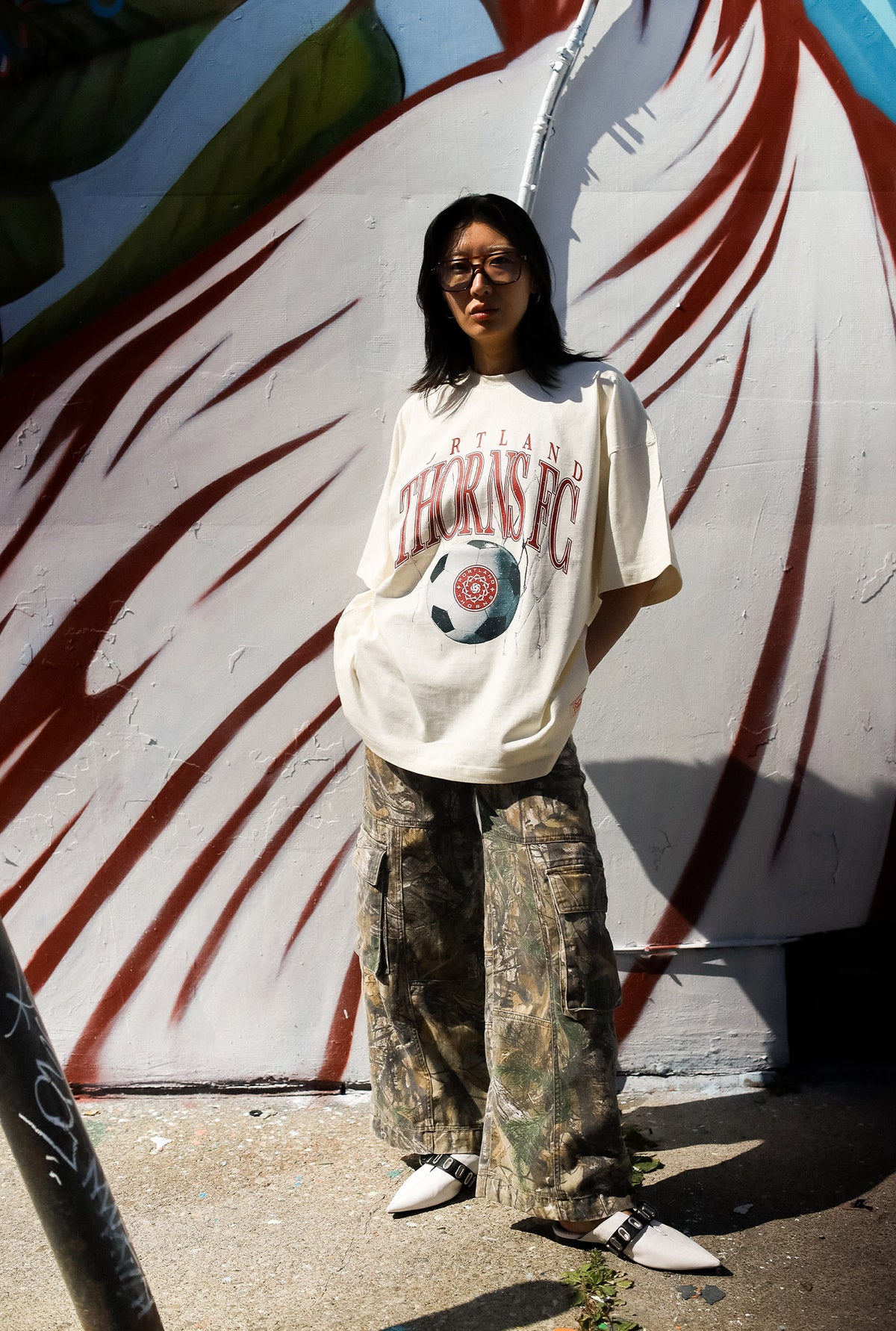 Portland Thorns FC Heavyweight T-Shirt - Ivory