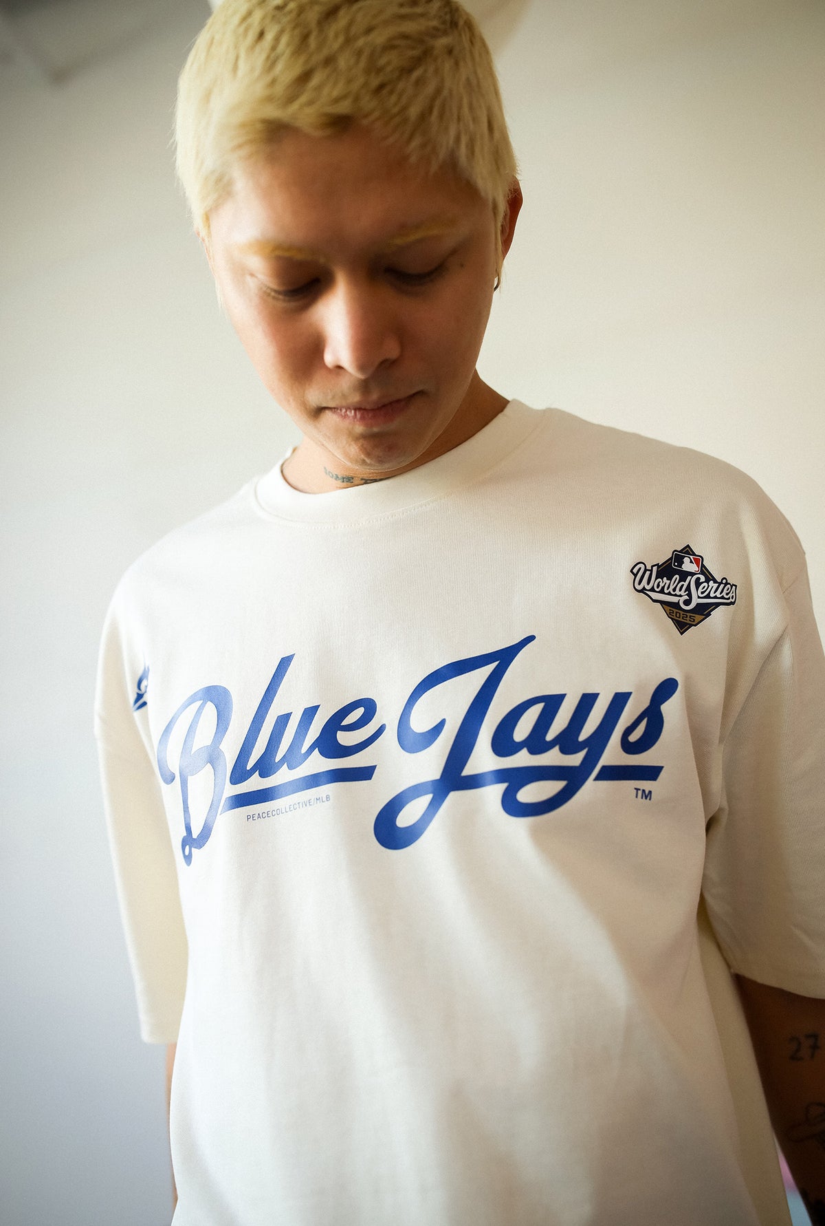 Toronto Blue Jays Script World Series 2025 Heavyweight T-Shirt - Ivory