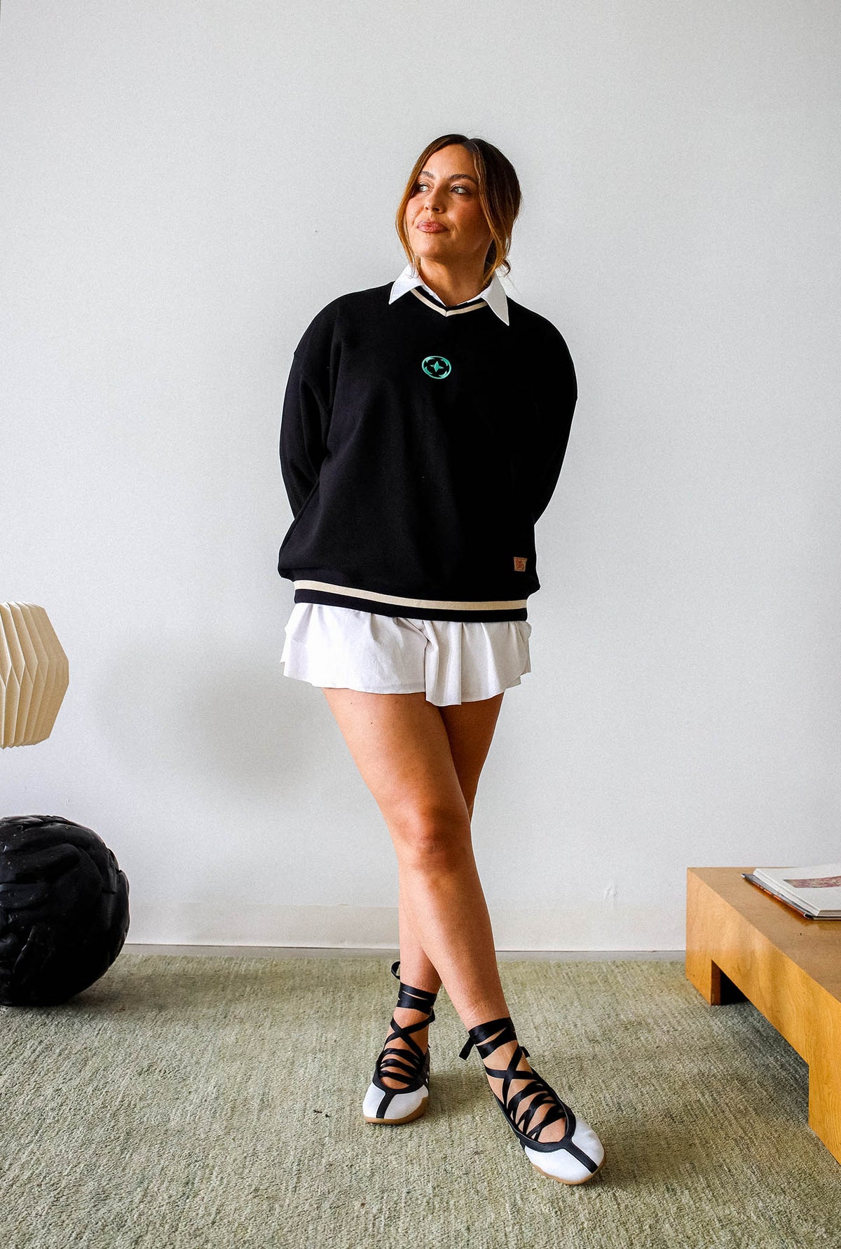 NSL Ribbed Heavyweight Crewneck - Black