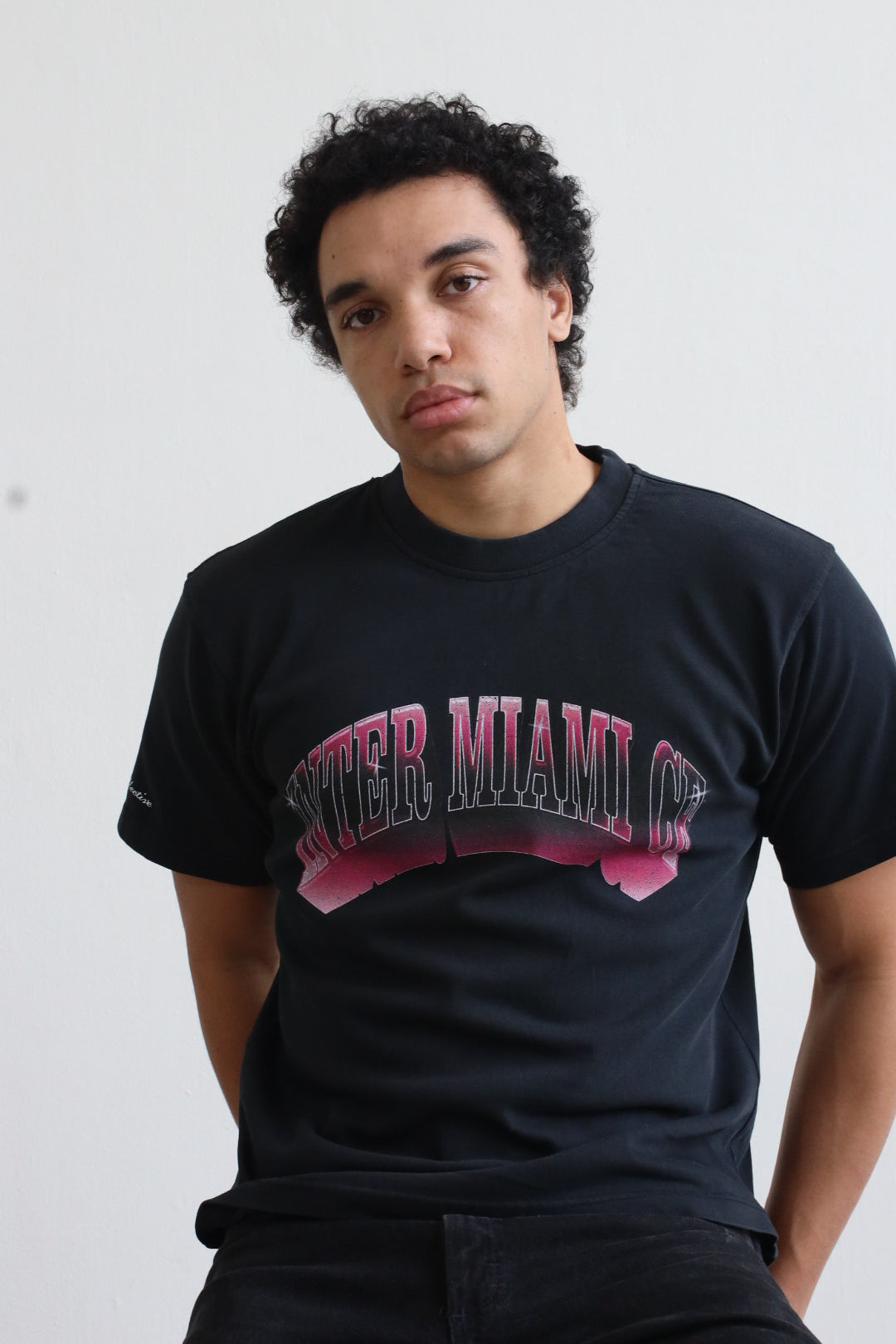 Inter Miami CF Graffiti Heavyweight Pigment Dye - Black
