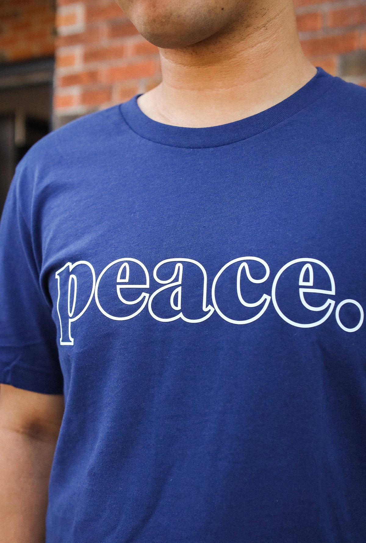 Peace Basics Cropped T-Shirt - Eclipse