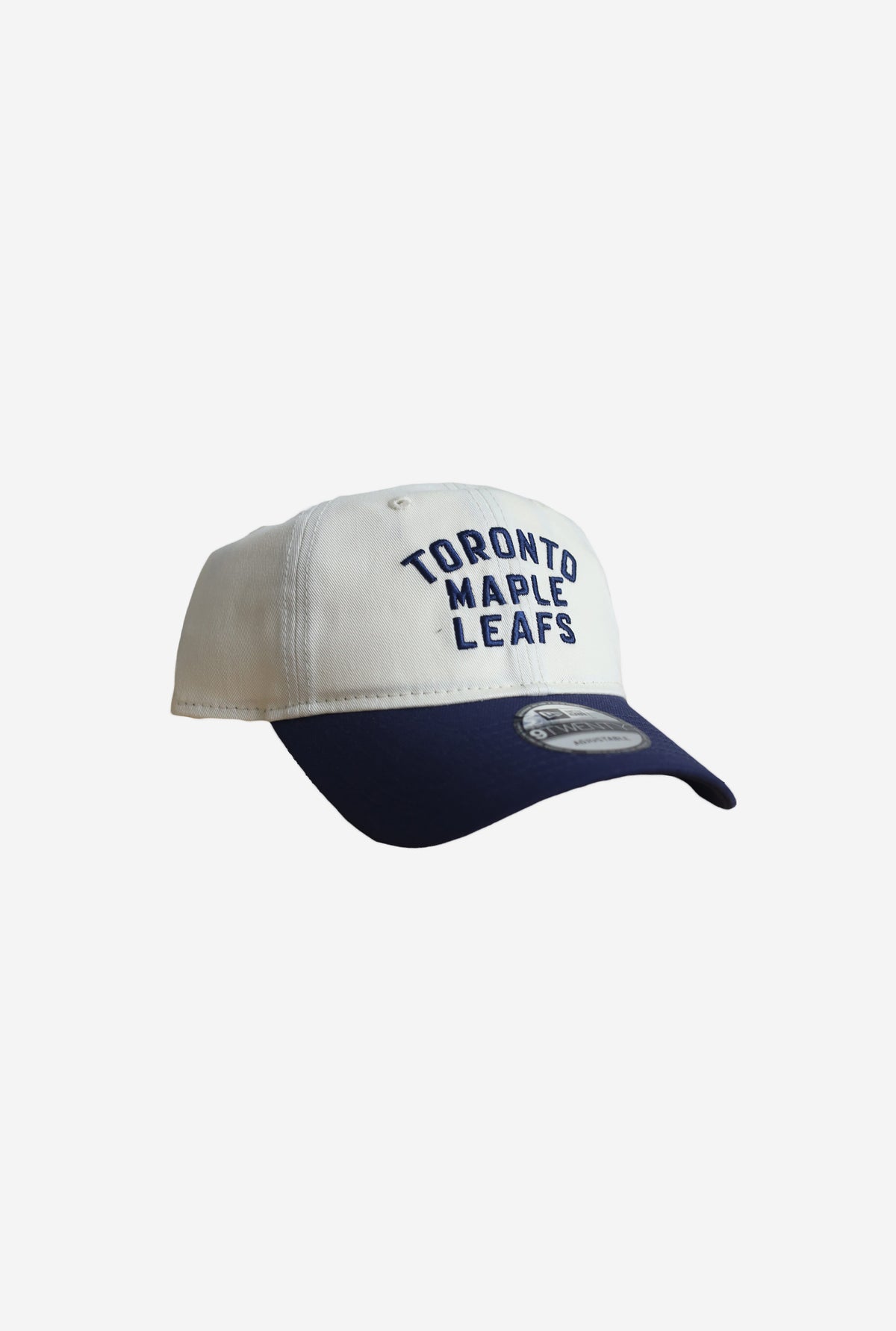 Toronto Maple Leafs Stacked 9TWENTY Adjustable Cap - Navy