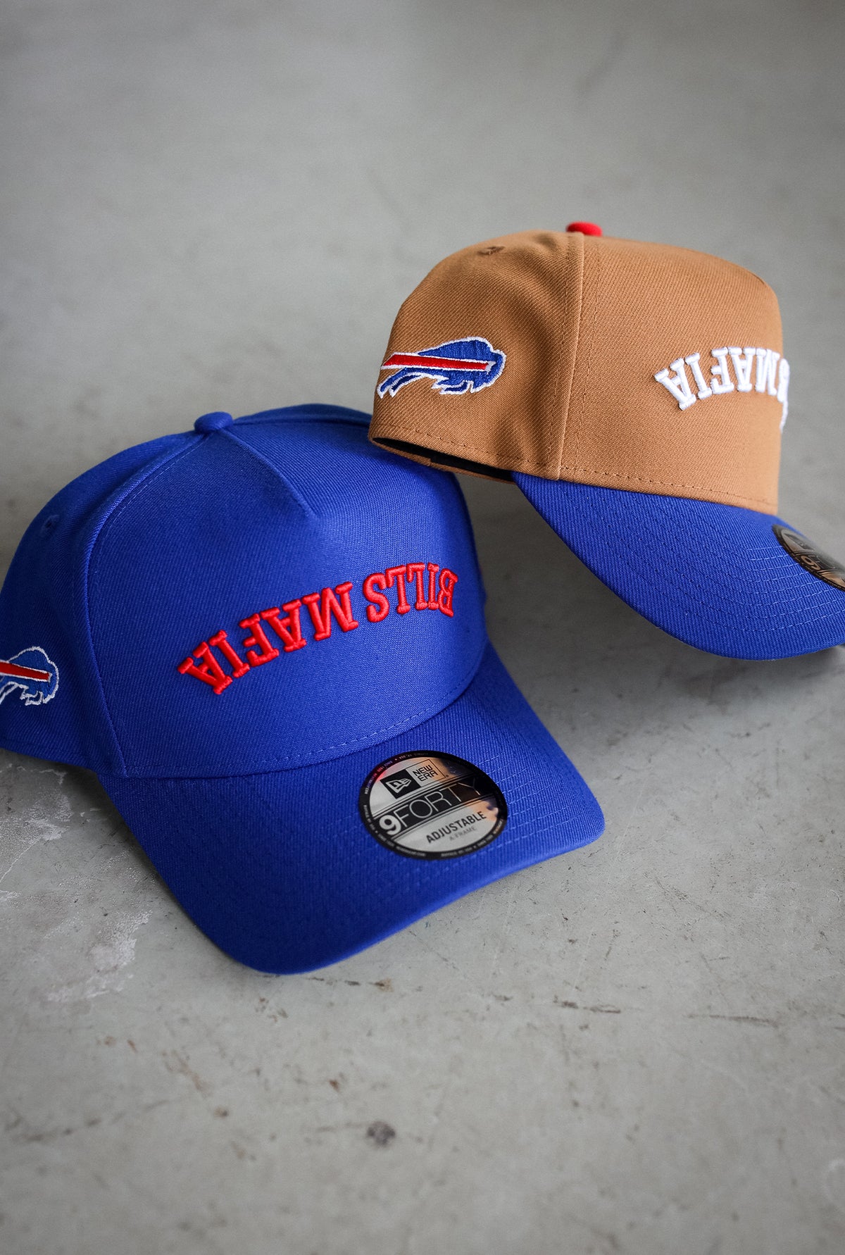 Buffalo Bills Mafia Flipped 9FORTY Adjustable Cap - Royal
