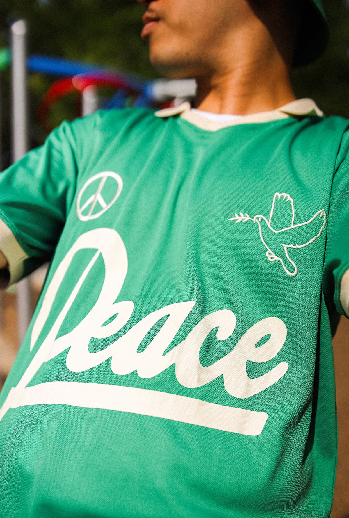 Peace Soccer Jersey - Green