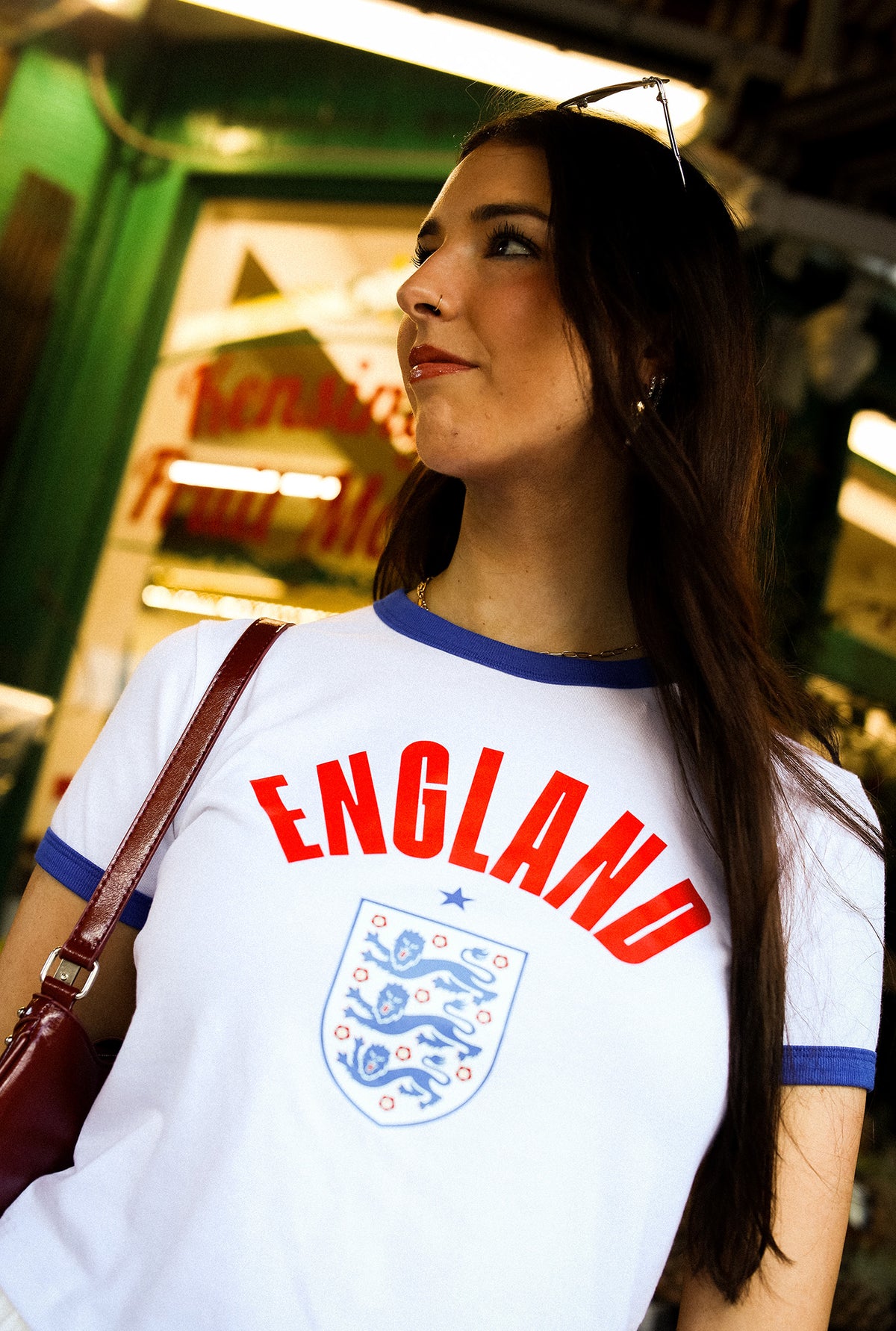 FIFA World Cup 2026™ England Cropped Ringer T-Shirt - White