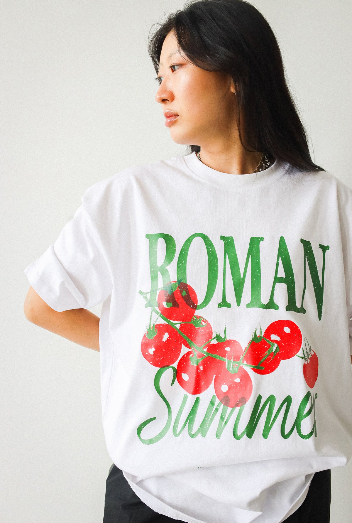 Roman Summer Heavyweight T-Shirt - White