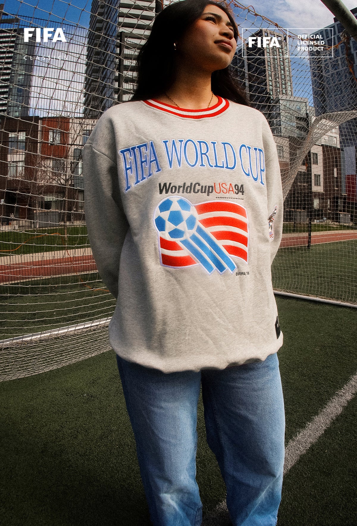 FIFA World Cup 1994™ USA Heavyweight Crewneck - Ash