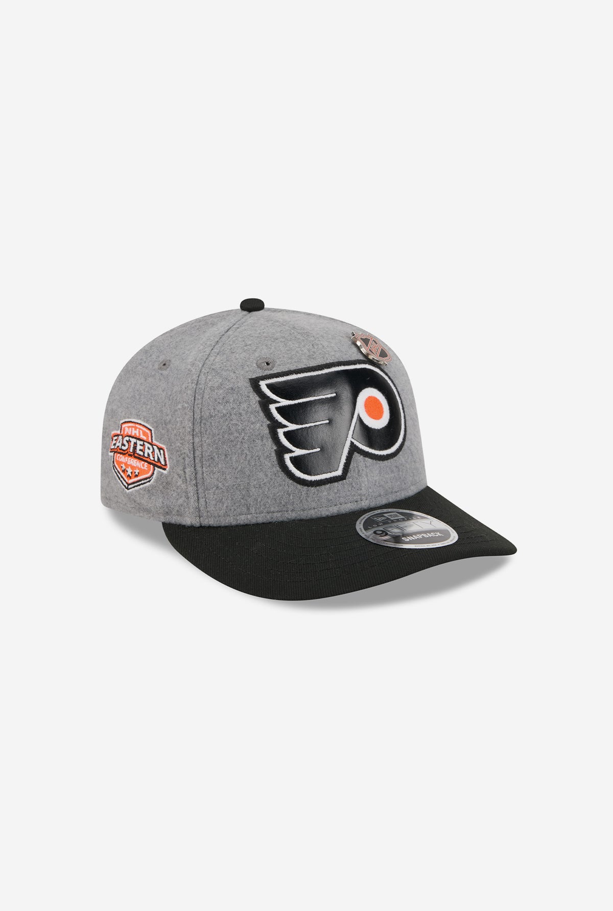 Philadelphia Flyers Wool 9FIFTY Snapback - Grey