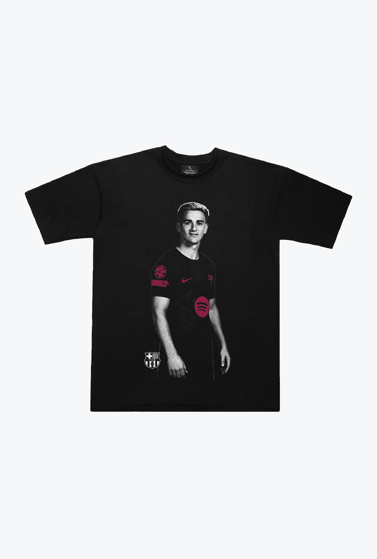 FC Barcelona: Gavi Icon Heavyweight T-Shirt - Black