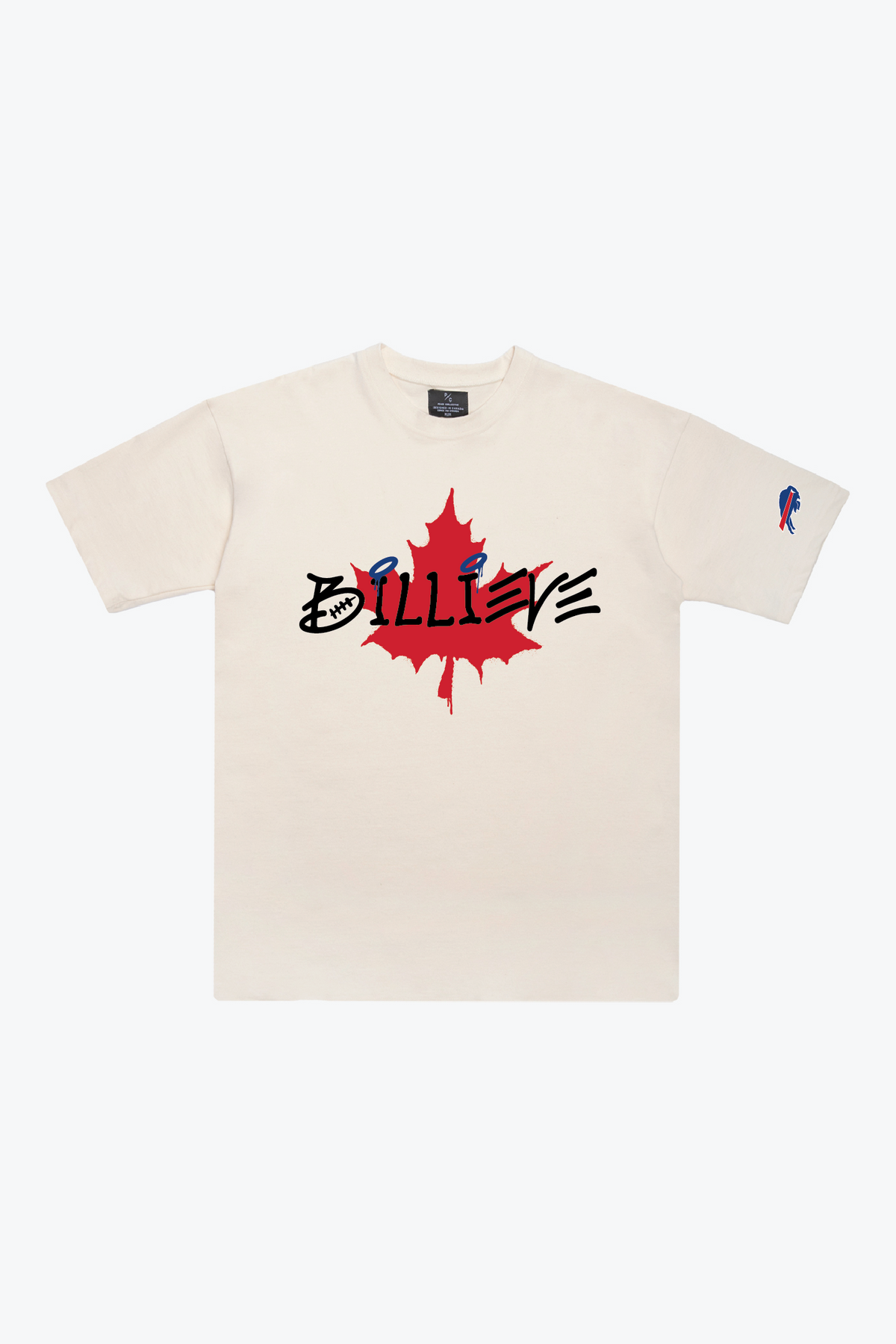 Buffalo Bills Billieve Heavyweight T-Shirt - Ivory