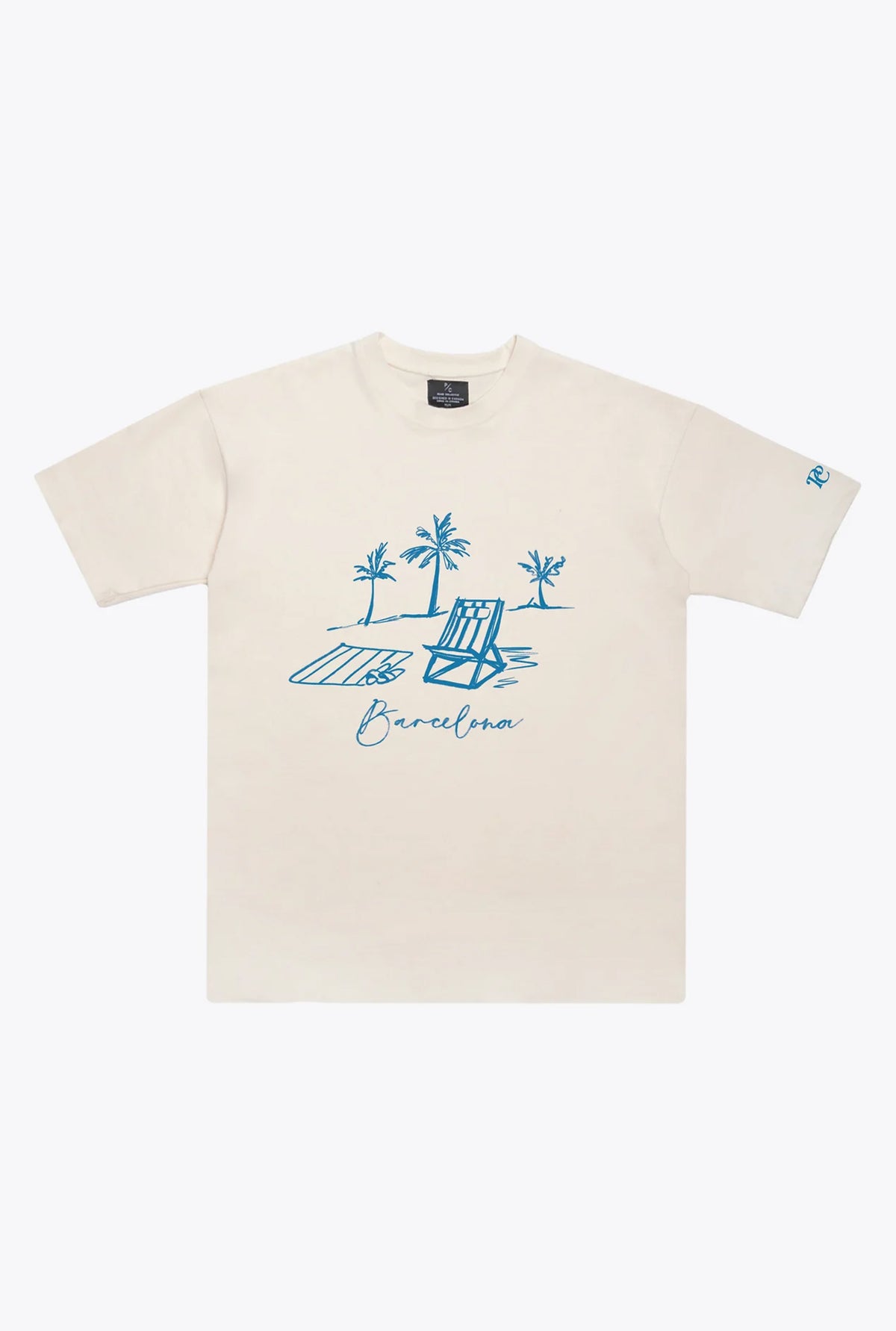 Barcelona Summer Heavyweight T-Shirt - Ivory