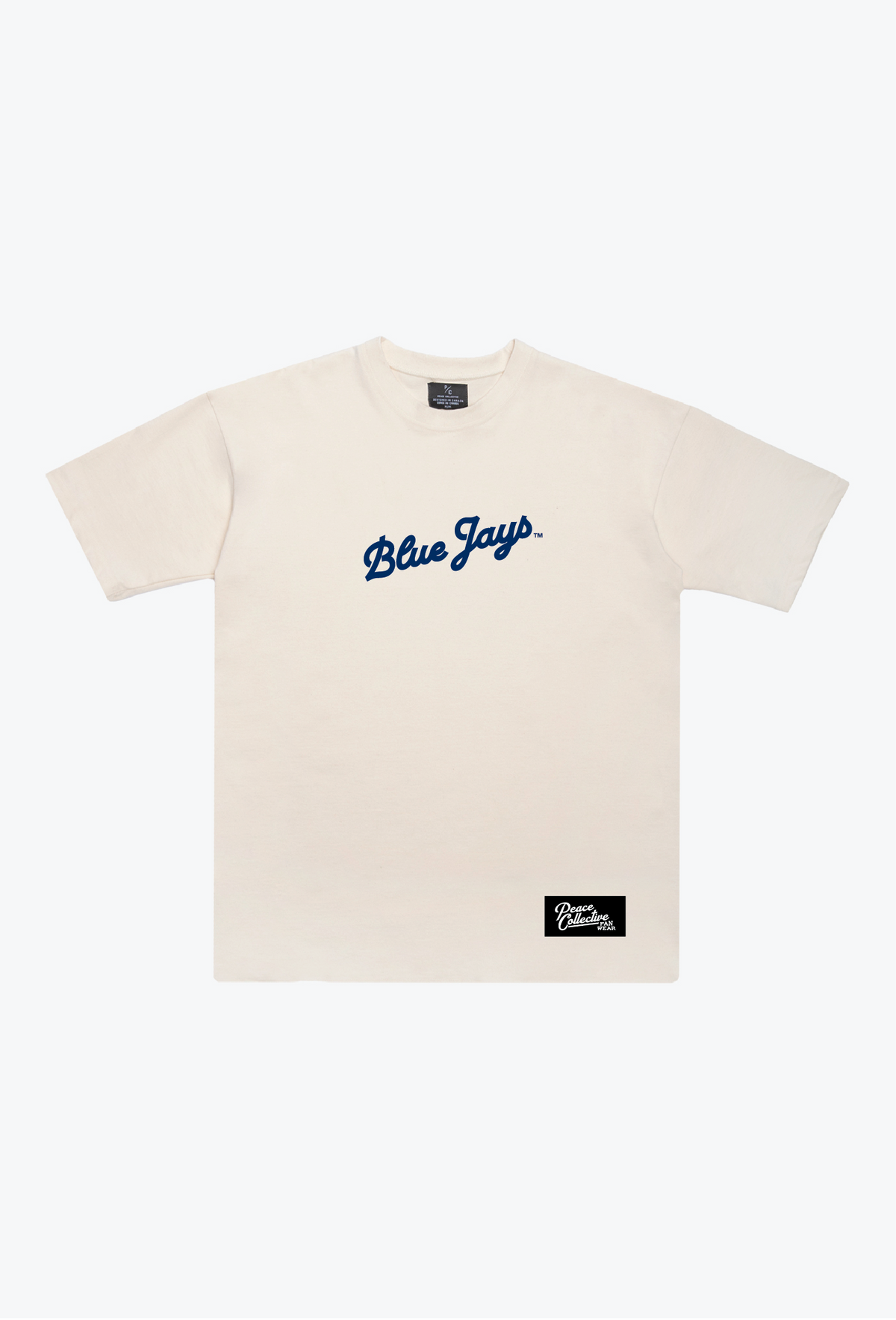 Toronto Blue Jays 50th Season Heavyweight T-Shirt - Ivory
