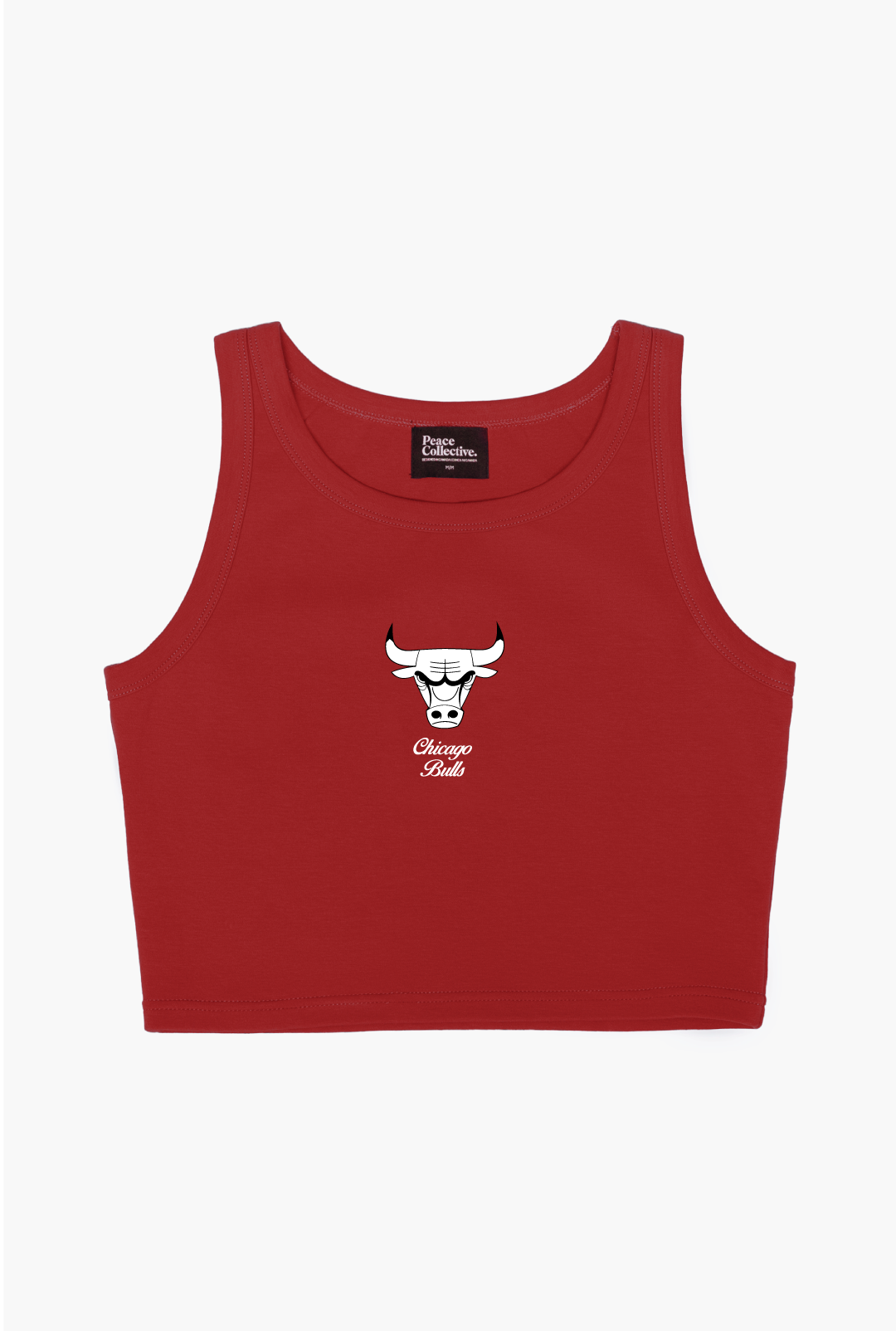 Chicago Bulls Cropped Tank - Red