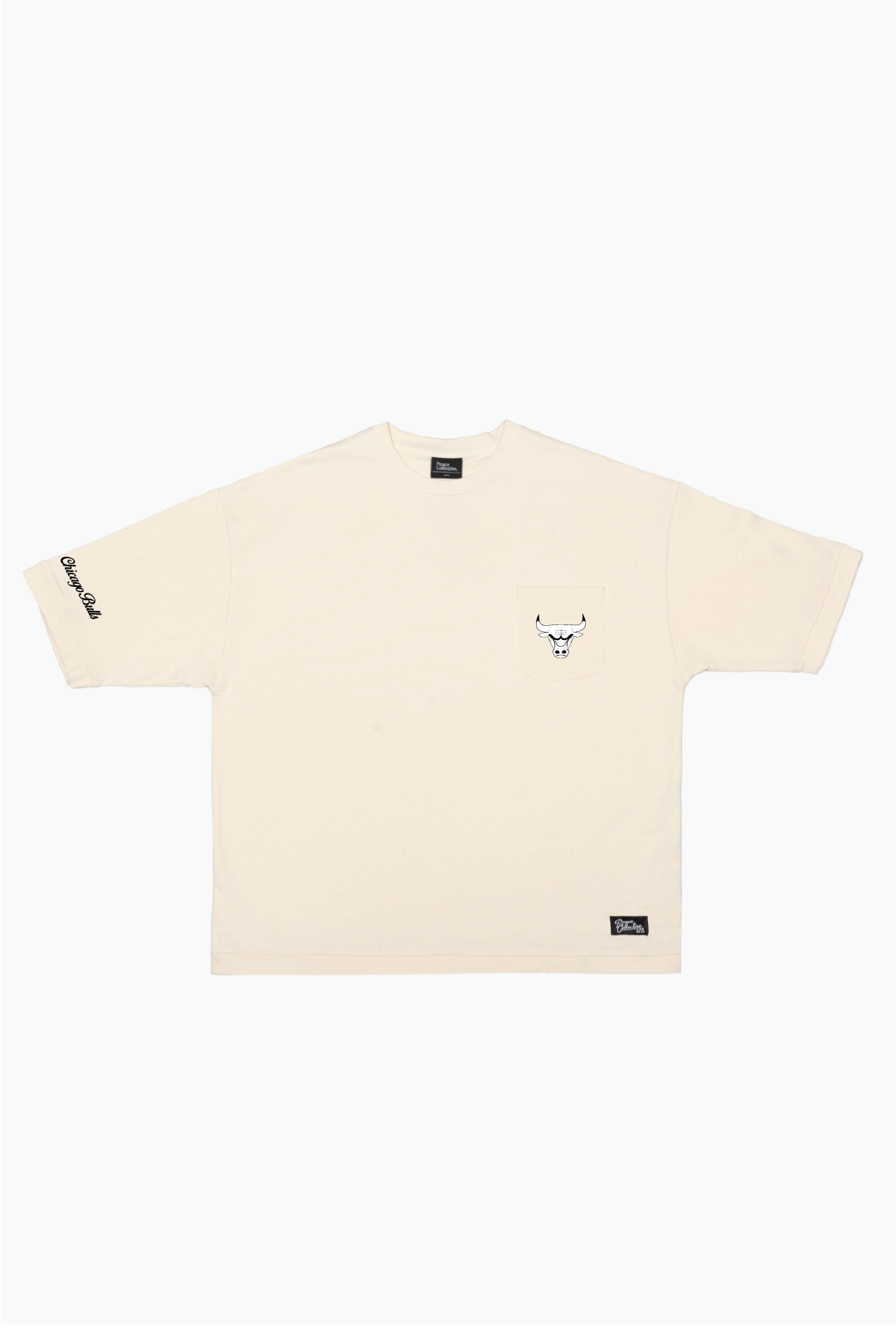Chicago Bulls Preppy Heavyweight Pocket T-Shirt - Ivory