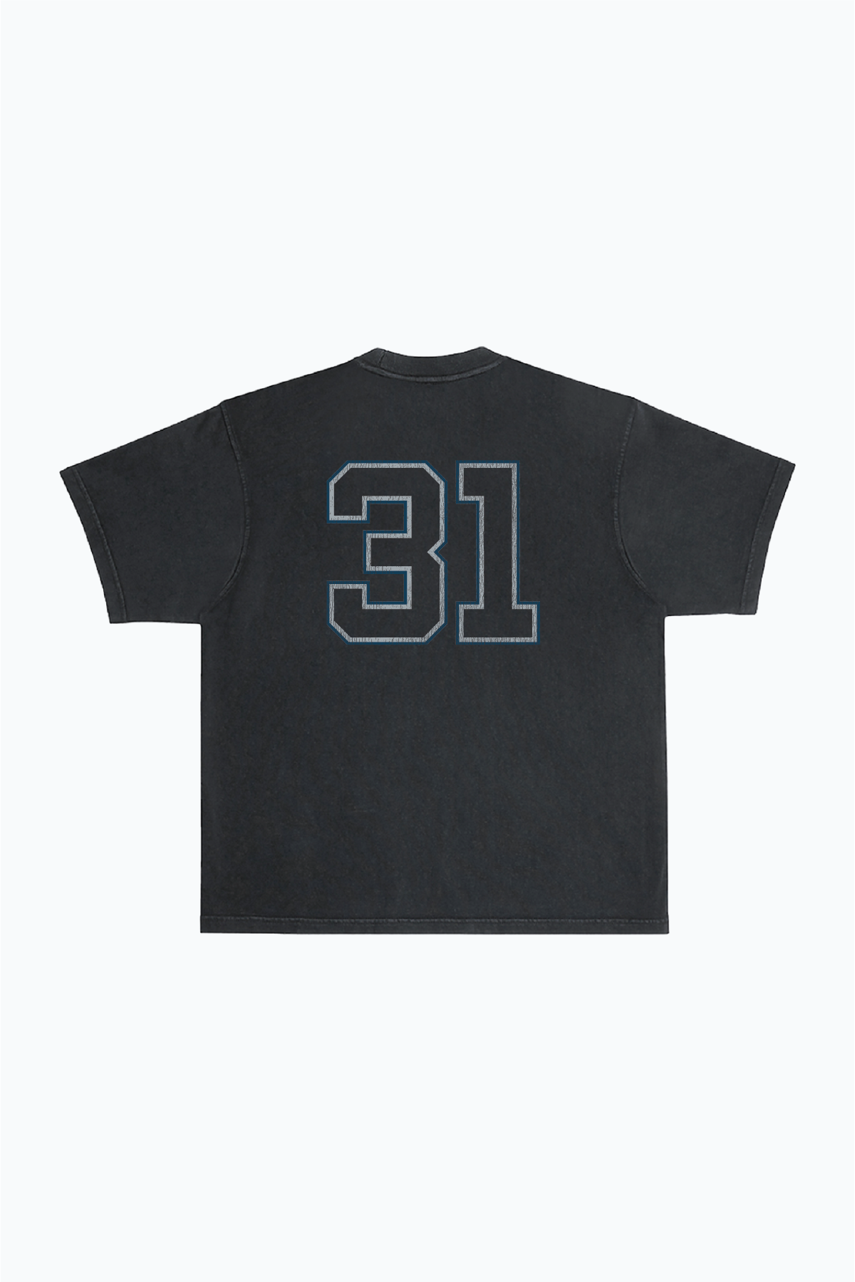 Cam Schlittler Heavyweight Garment Dyed T-Shirt - Black