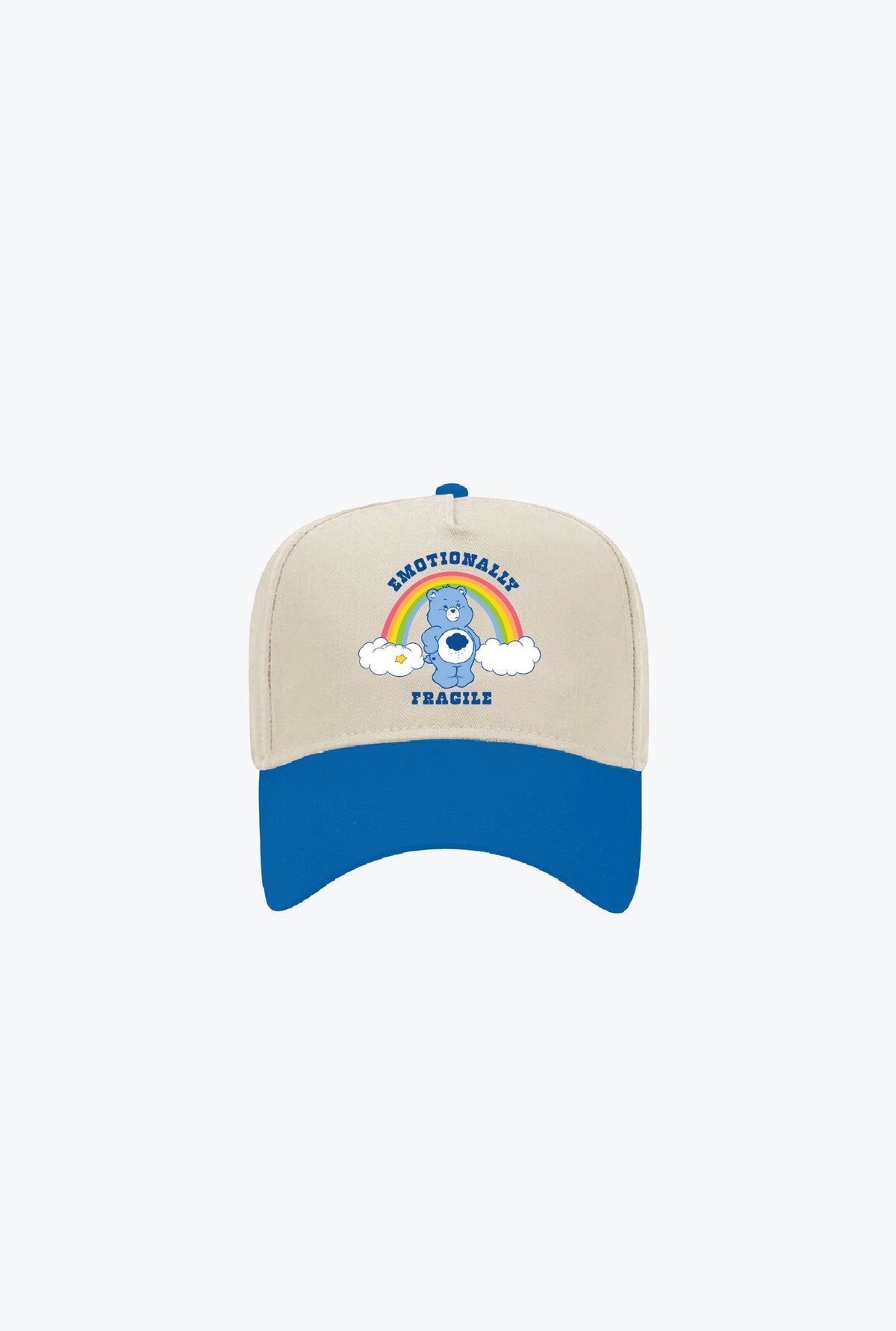 Care Bears Gorra A-Frame Emocionalmente Frágil - Marfil / Azul