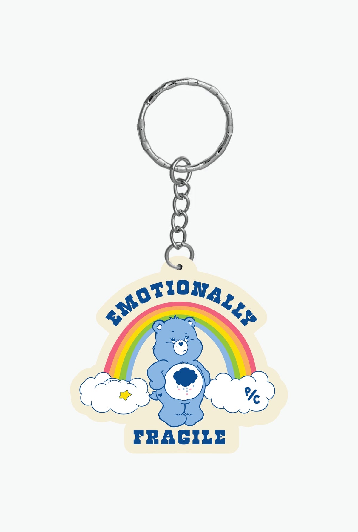 Care Bears Emotionally Fragile Keychain - Multicolour