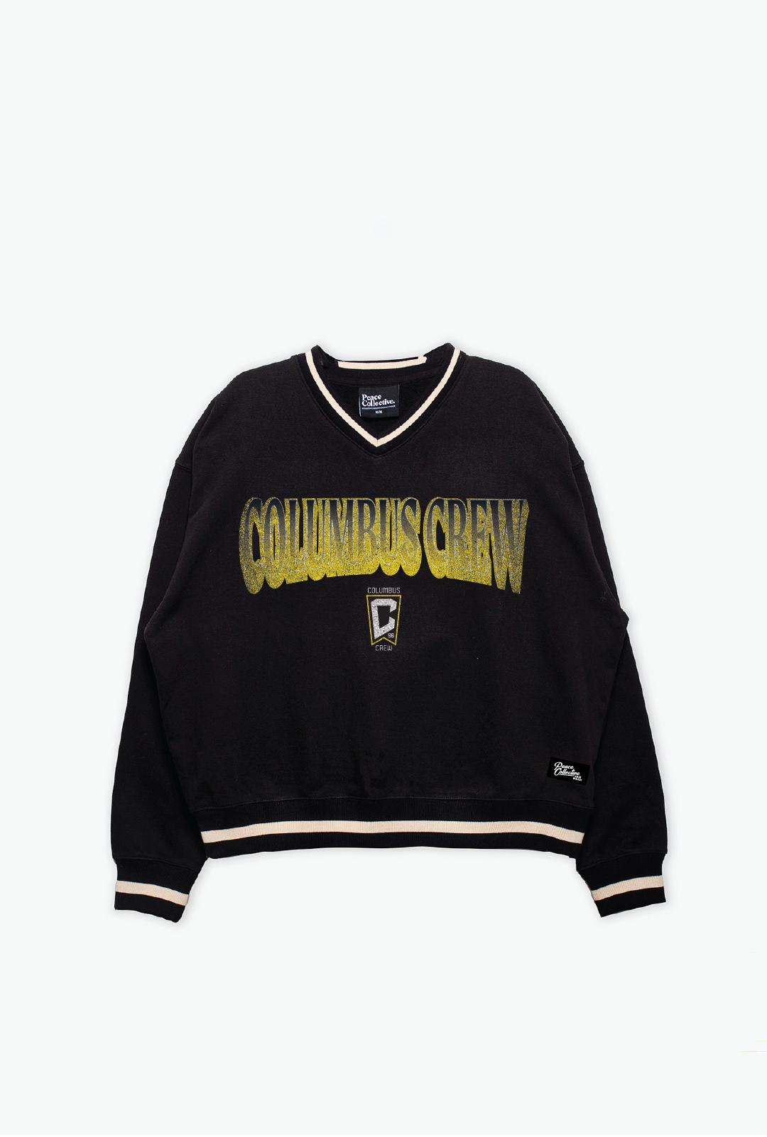 Columbus Crew V-Neck Heavyweight Crewneck - Black