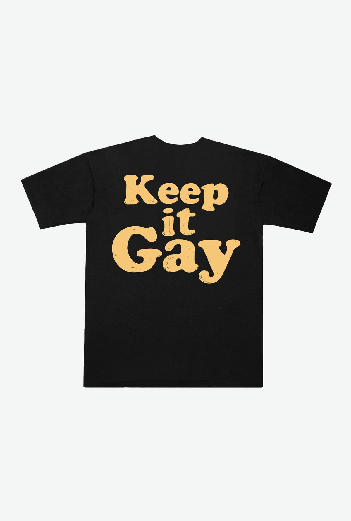 P/C x Christopher Rouleau: Keep it Gay Heavyweight T-Shirt - Black