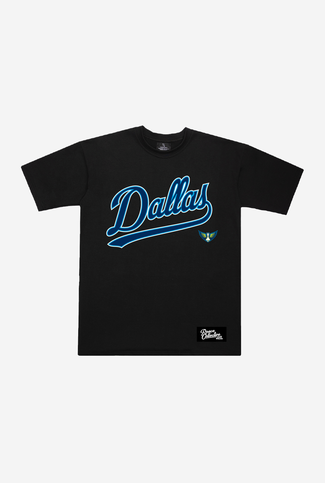 Dallas Wings Spirit Heavyweight T-Shirt - Black