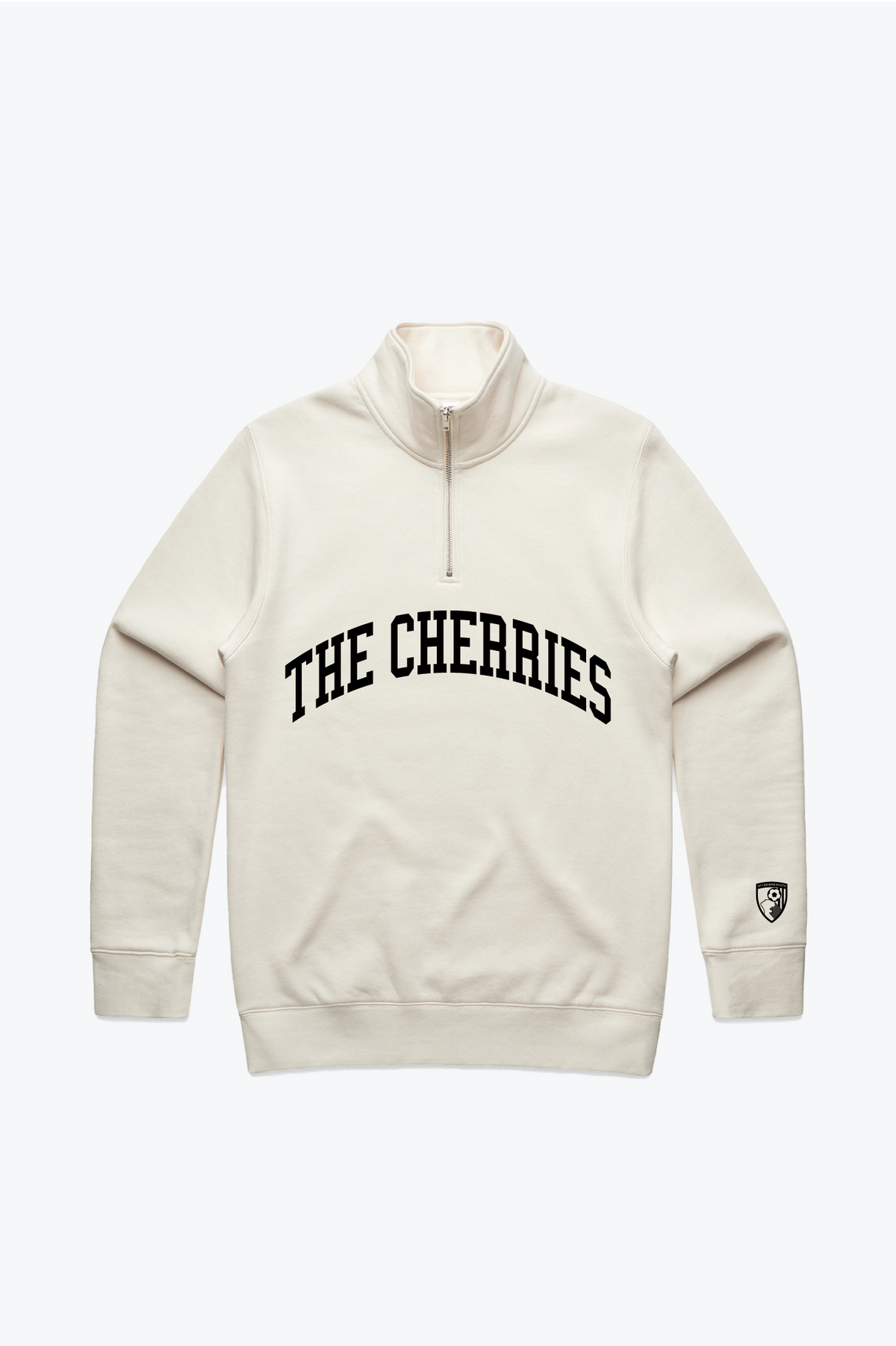 AFC Bournemouth Collegiate Quarter Zip - Ivory