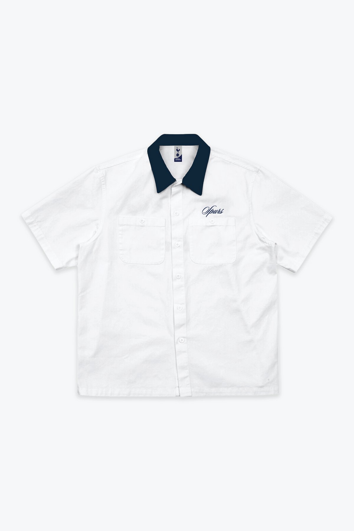Tottenham Hotspur F.C Short Sleeve Button-Up - White