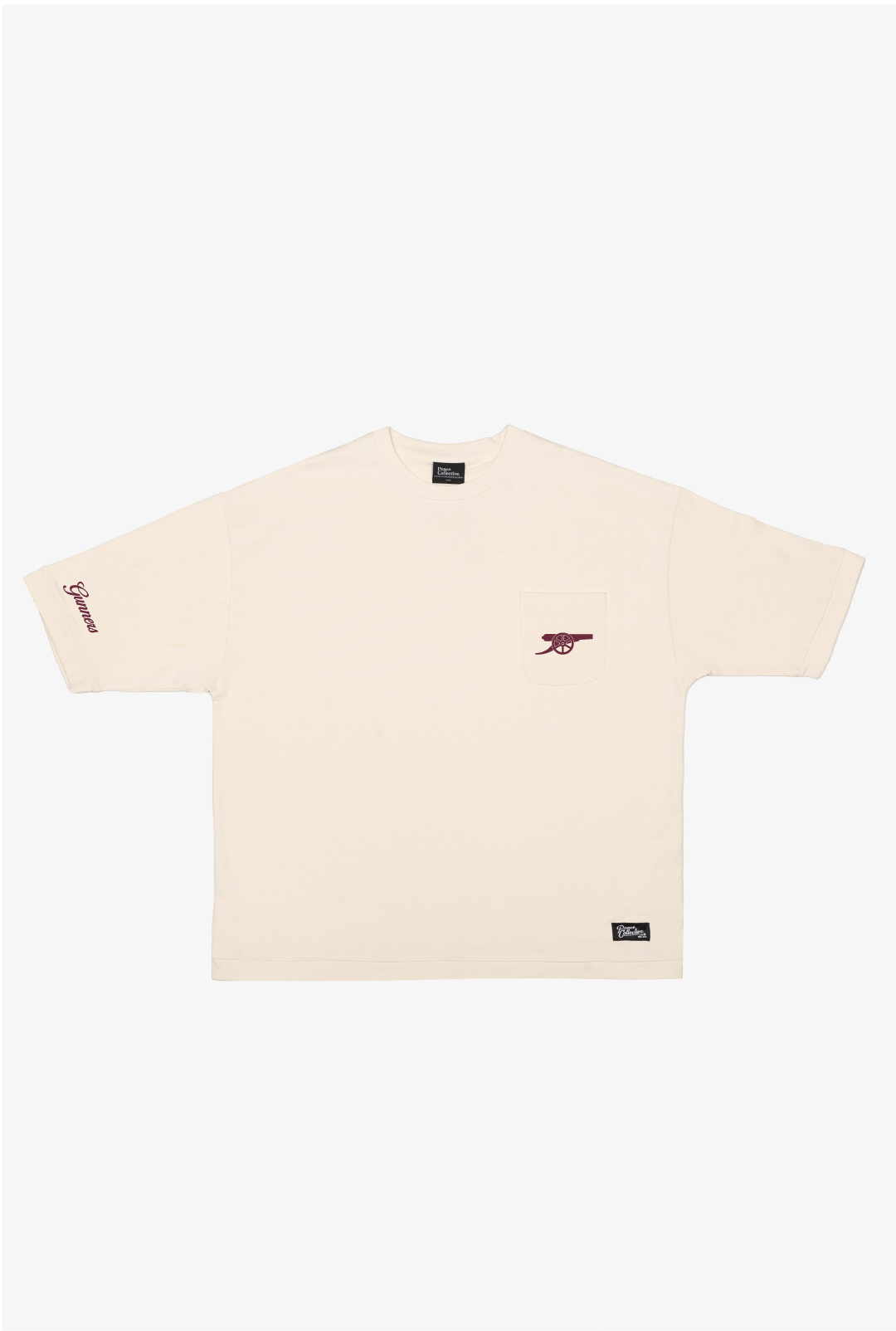 Arsenal F.C Heavyweight Pocket T-Shirt - Ivory