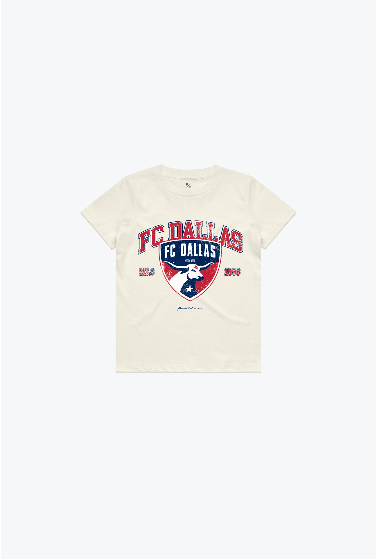 FC Dallas Vintage Washed Kids T-Shirt - Ivory