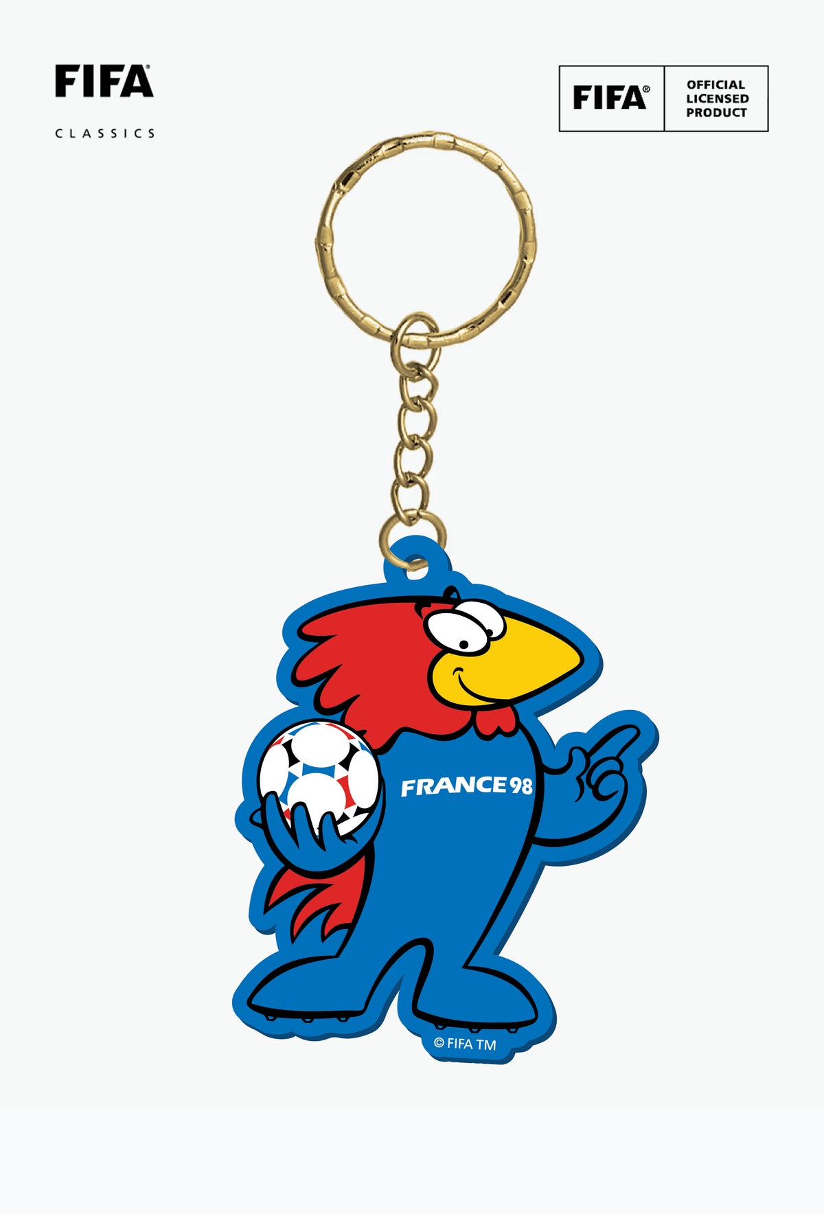 FIFA World Cup 1998™ France Tri-Charm Keychain - Multicolour