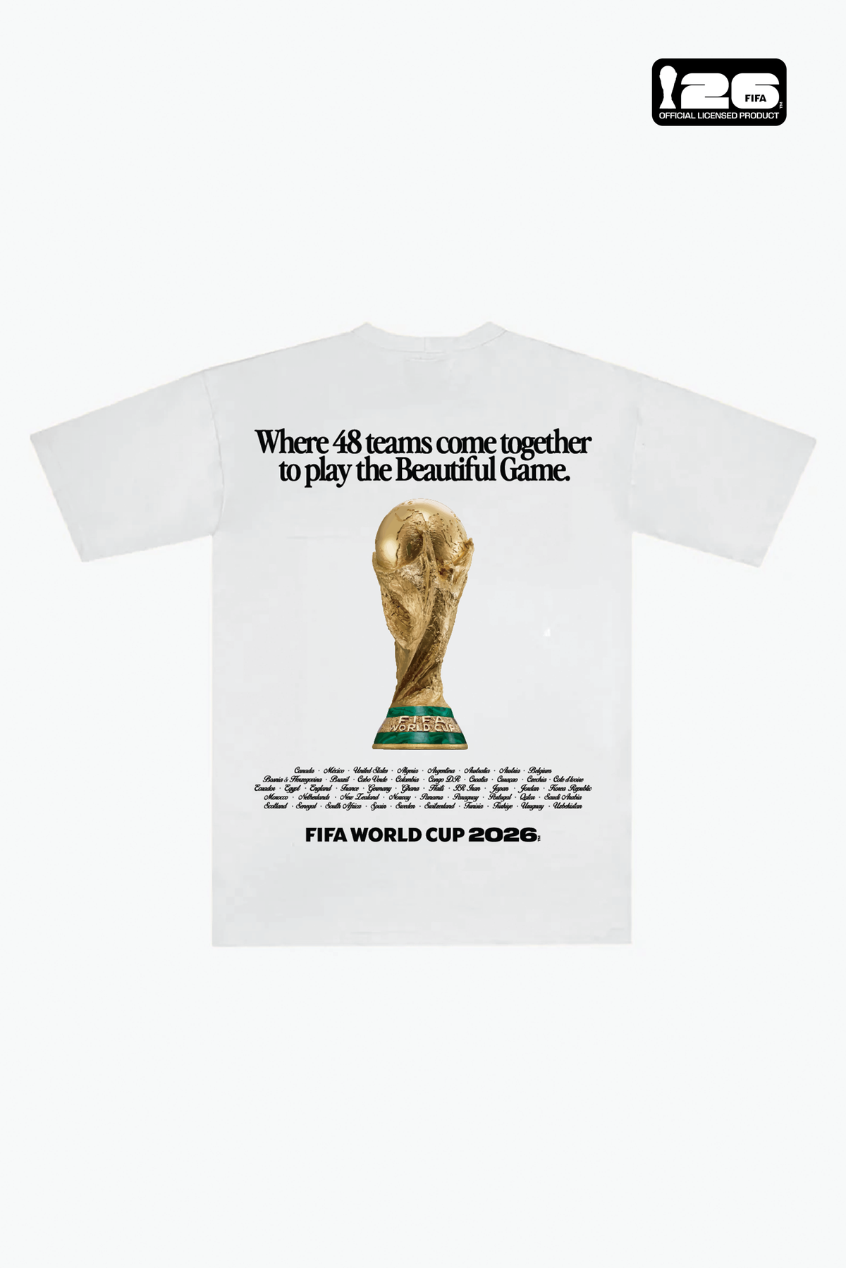 FIFA World Cup 2026™ The Beautiful Game Heavyweight T-Shirt - White