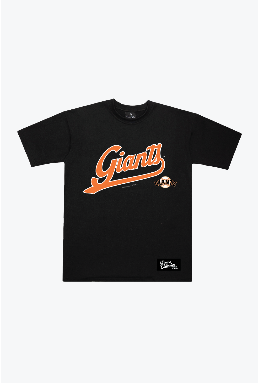 San Francisco Giants Spirit Heavyweight T-Shirt - Black