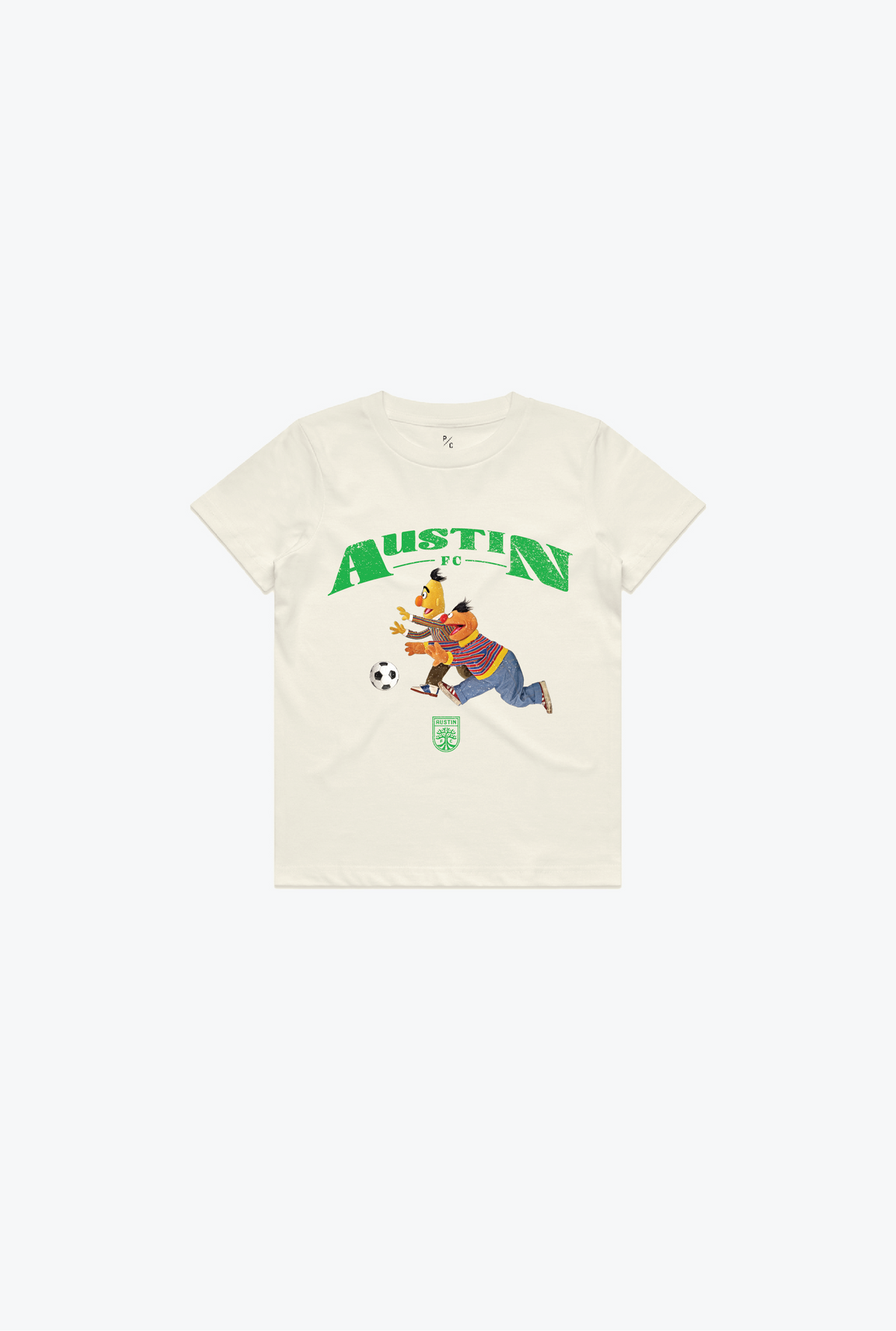 Austin FC x Sesame Street Chase Kids T-Shirt - Ivory