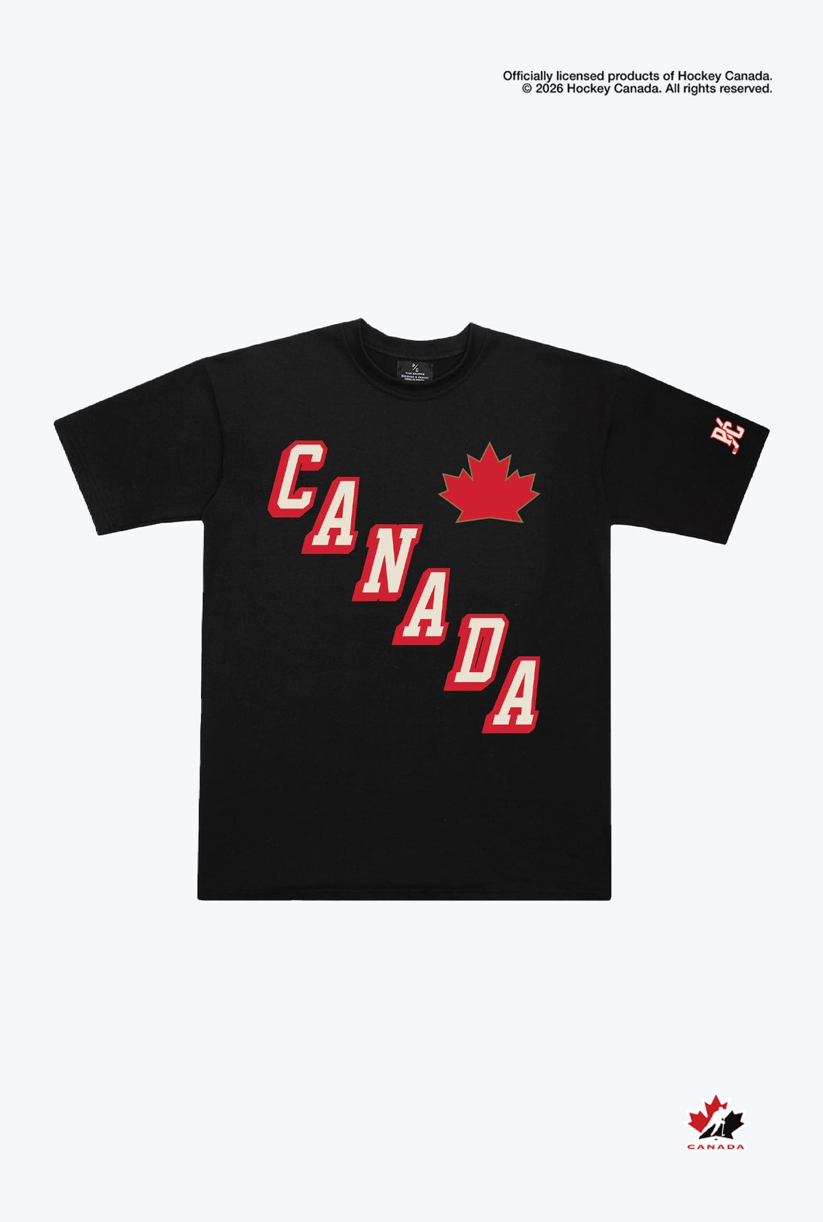 Hockey Canada Heavyweight T-Shirt - Black