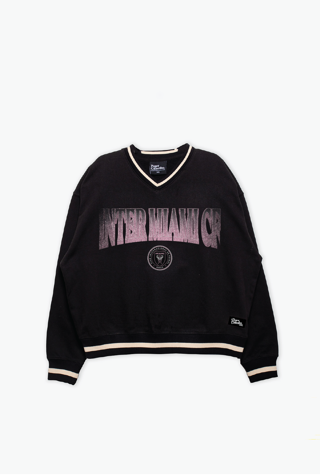Inter Miami CF V-Neck Heavyweight Crewneck - Black