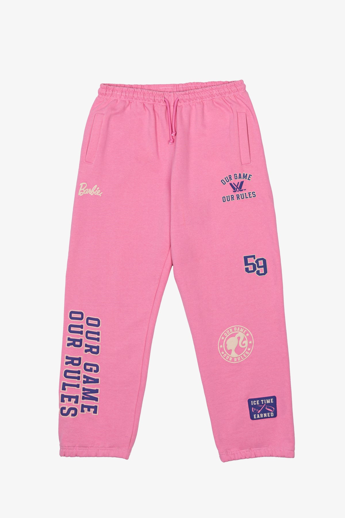 Barbie x PWHL Heavyweight Jogger - Pink