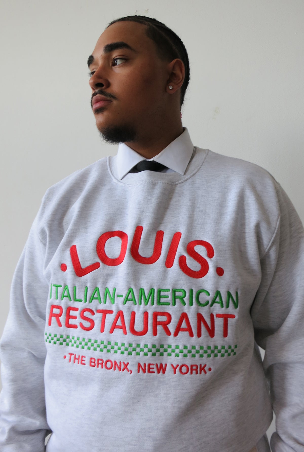 P/C x The Godfather Heavyweight Crewneck - Ash