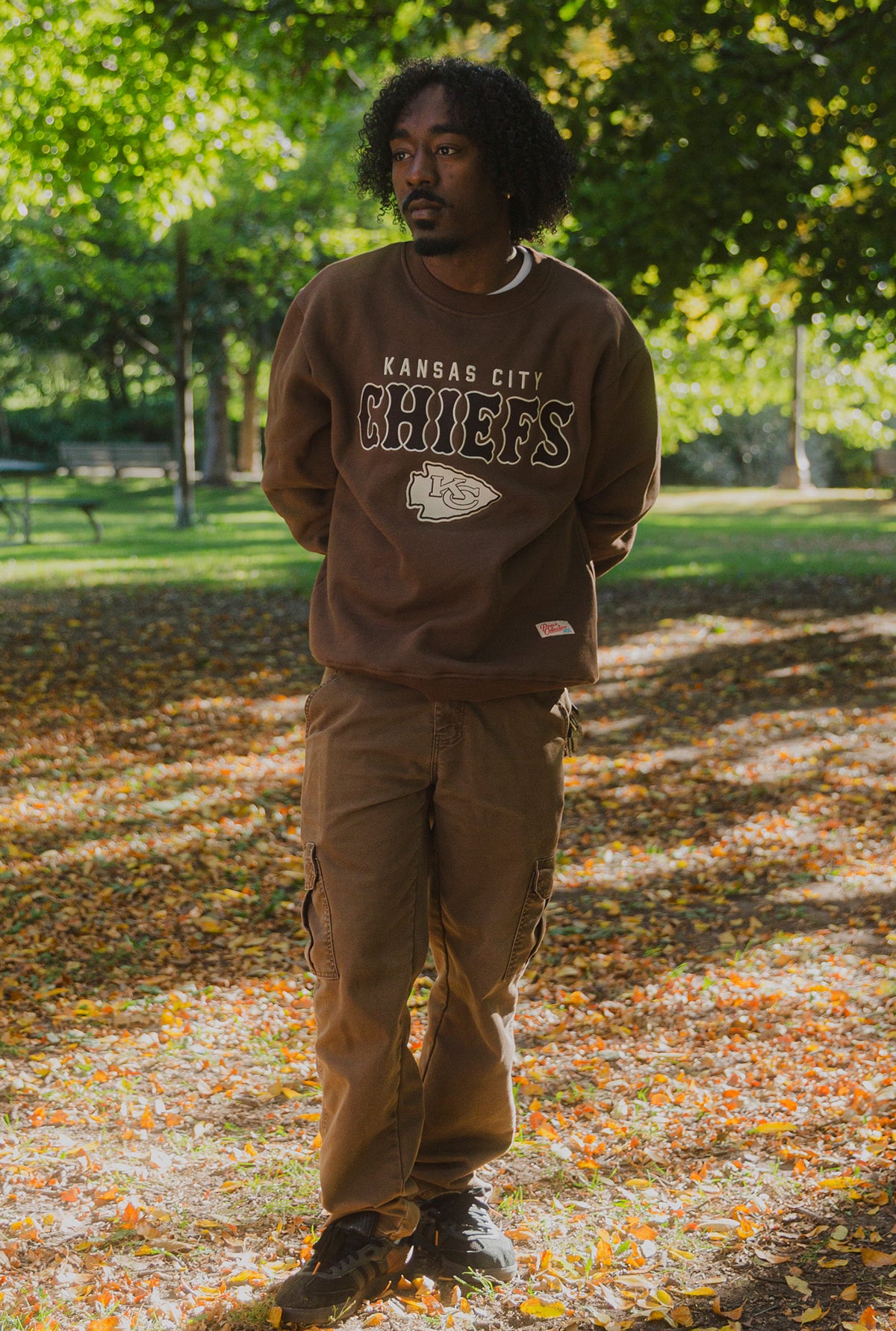 Kansas City Chiefs Heavyweight Crewneck - Cocoa