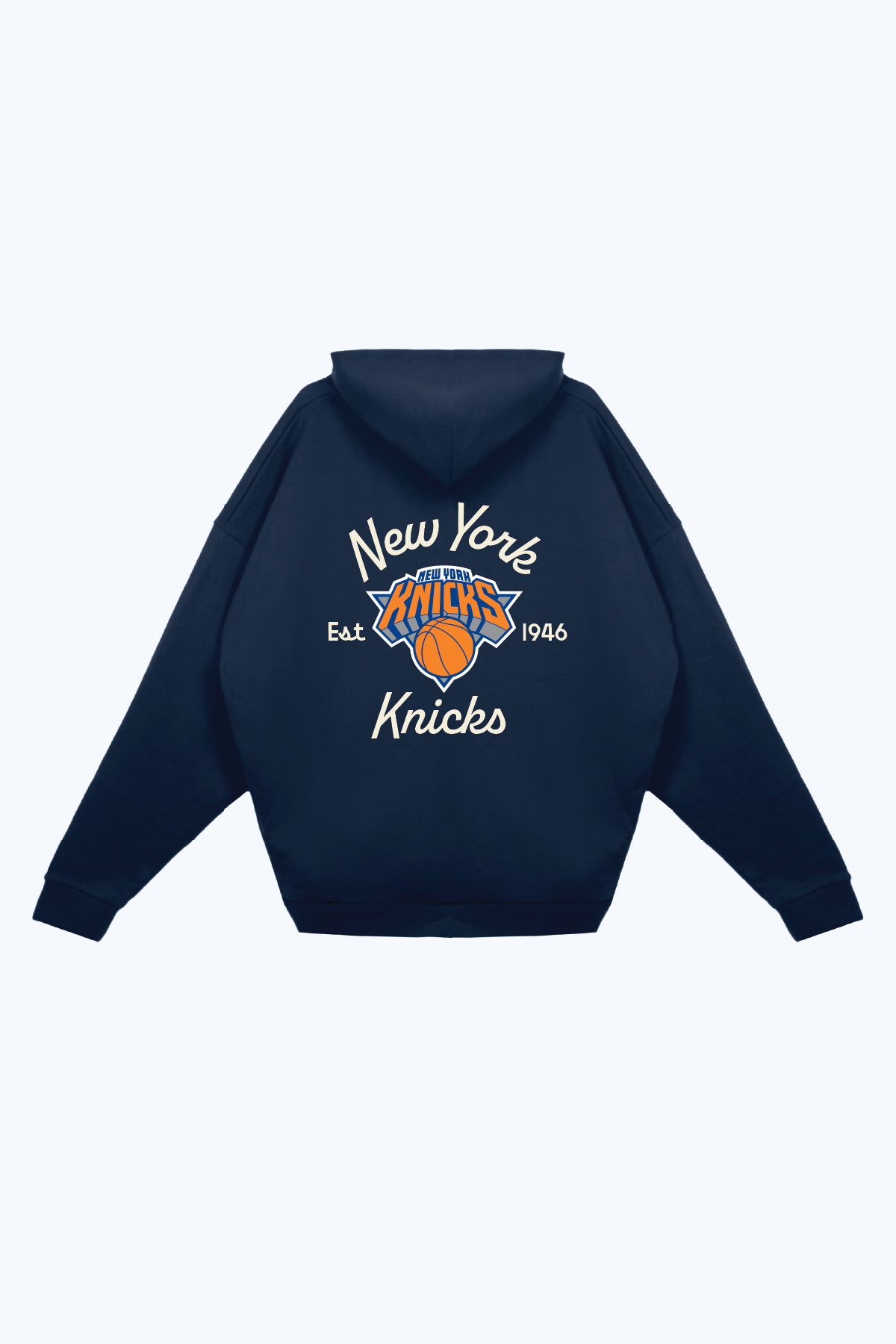New York Knicks Fanleisure Heavyweight Hoodie - True Navy