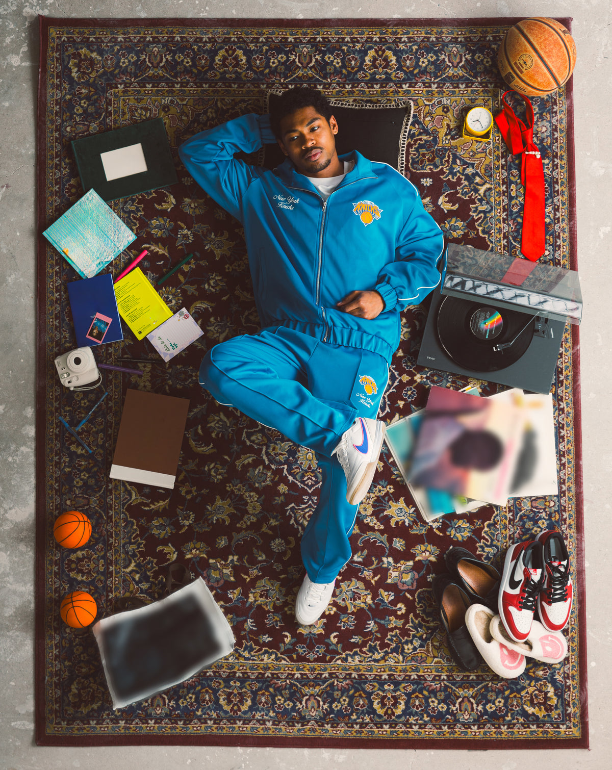 New York Knicks Track Jacket - Royal