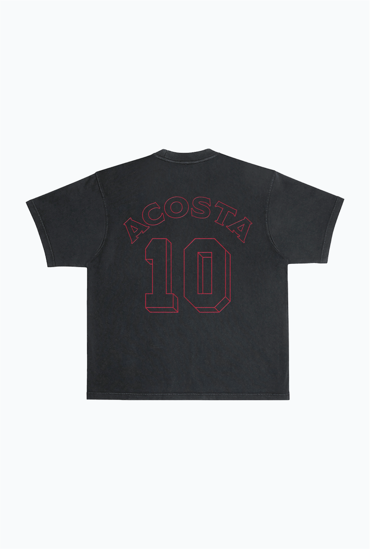 Lucho Acosta Vintage Heavyweight Garment Dyed T-Shirt - Black