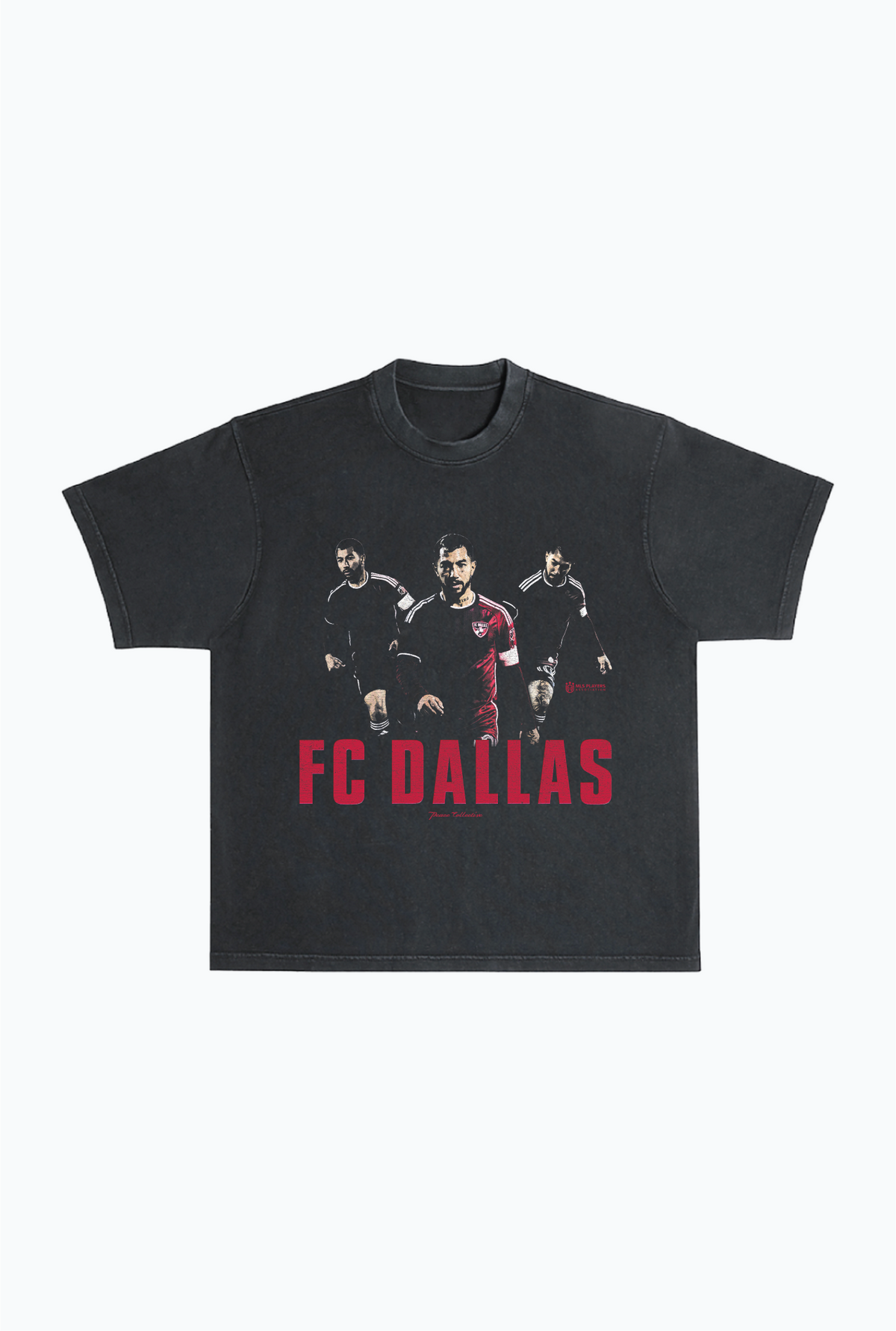 Lucho Acosta Vintage Heavyweight Garment Dyed T-Shirt - Black