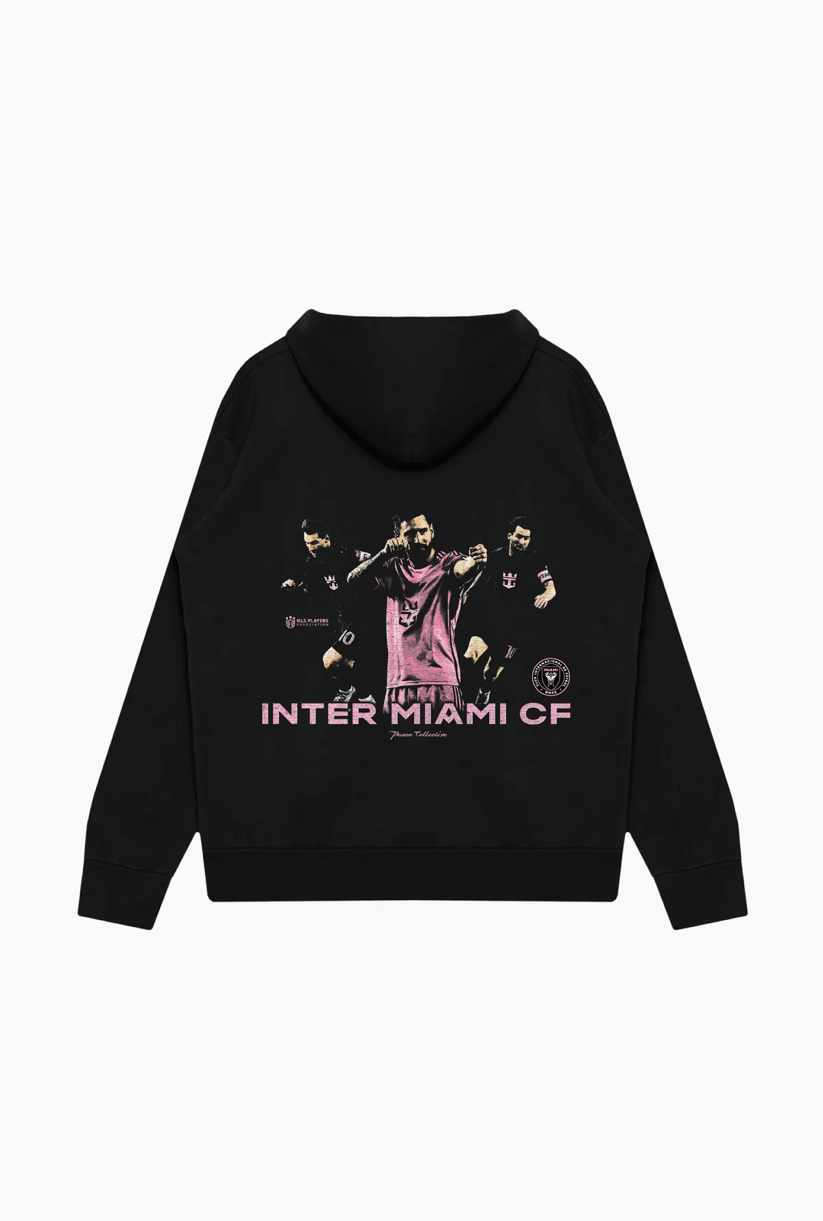 Inter Miami CF Vintage Heavyweight Pigment Dye Hoodie - Black