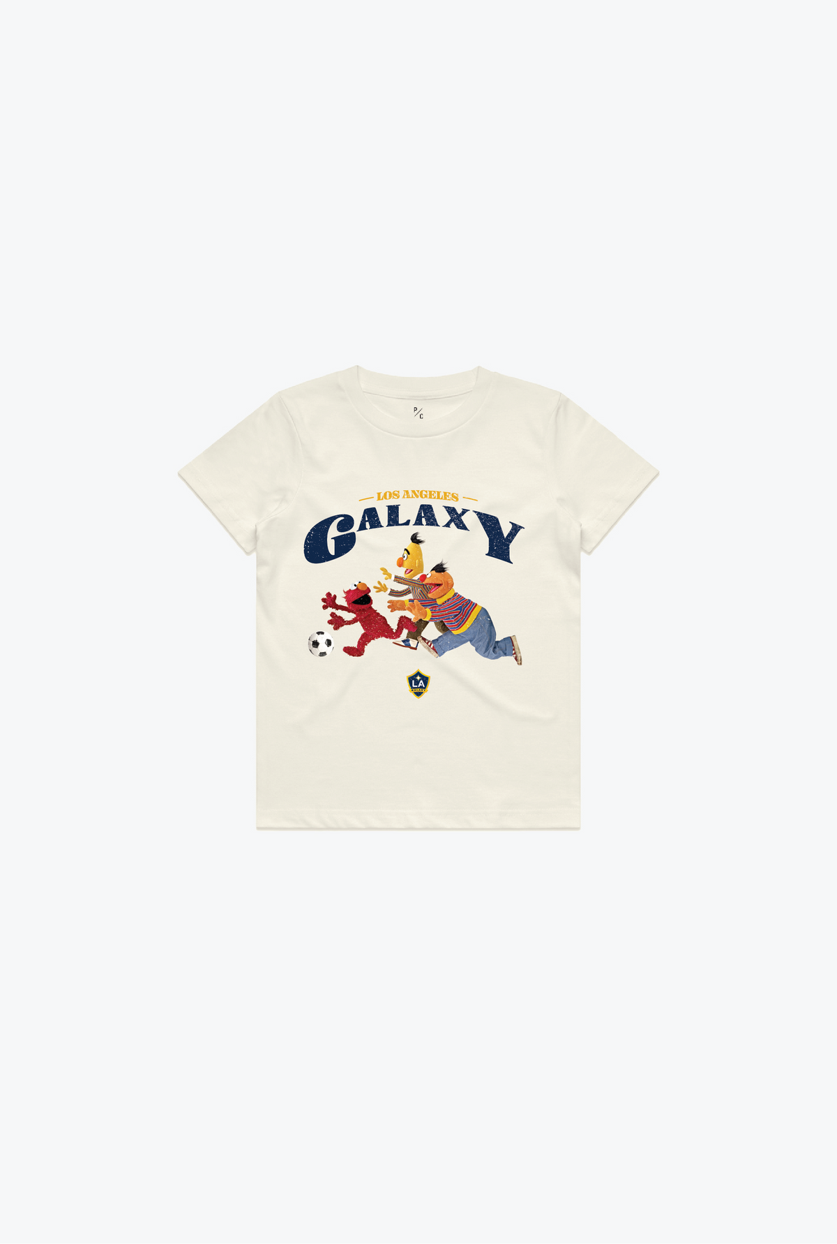 Los Angeles Galaxy x Sesame Street Chase Kids T-Shirt - Ivory