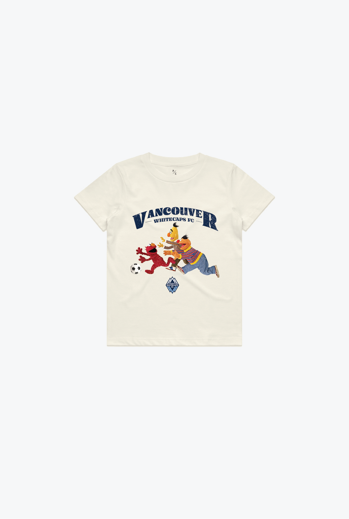 Vancouver Whitecaps x Sesame Street Chase Kids T-Shirt - Ivory