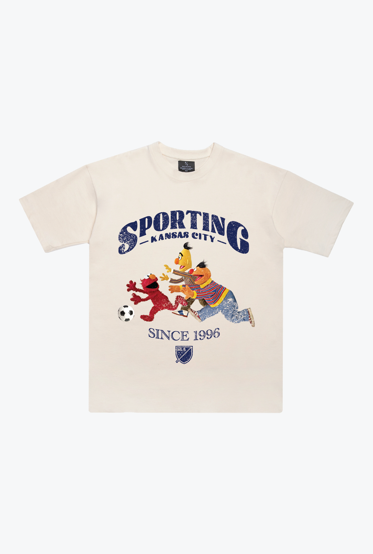 Sporting Kansas City x Sesame Street Chase Heavyweight T-Shirt - Ivory