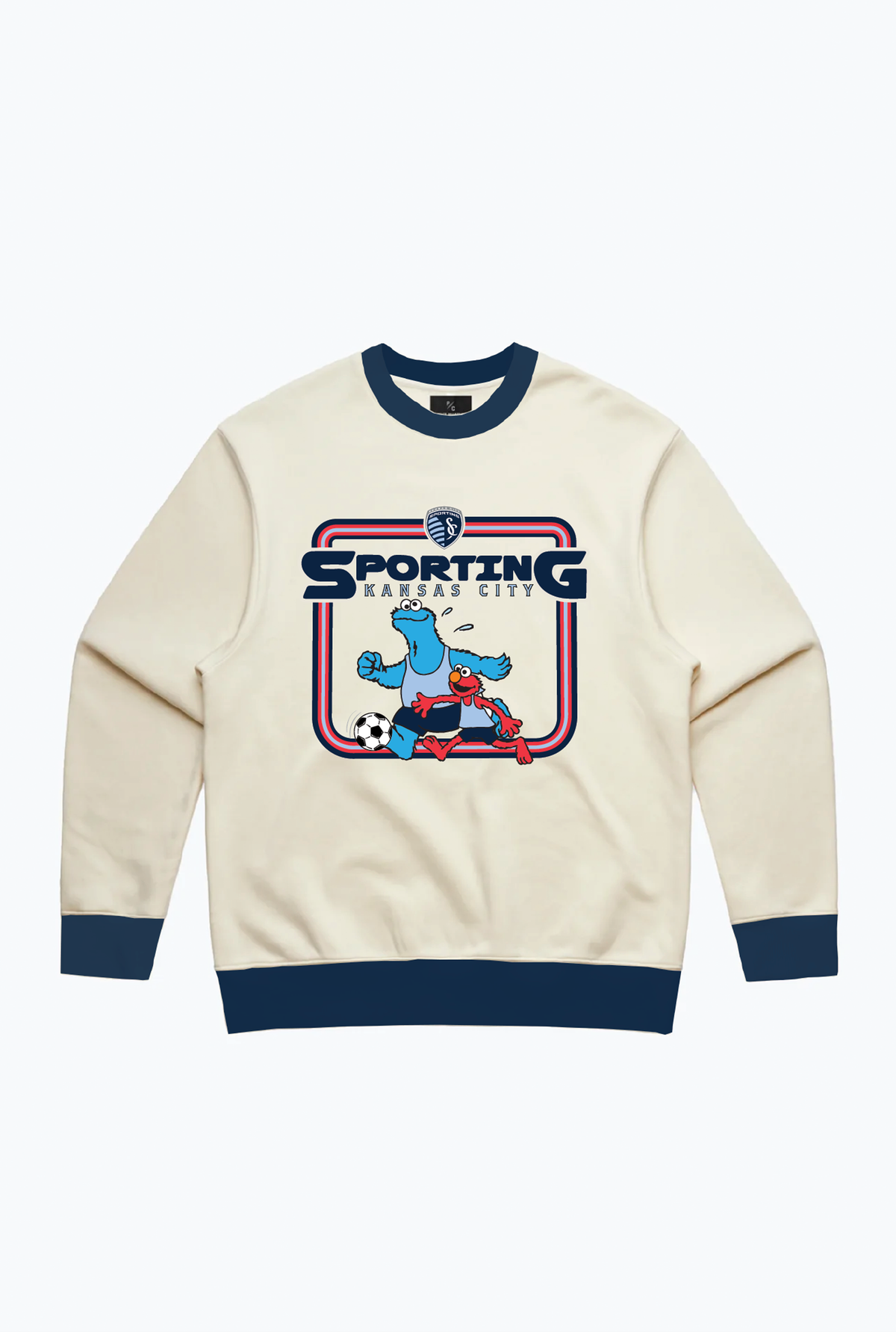 Sporting Kansas City x Sesame Street Crewneck - Ivory