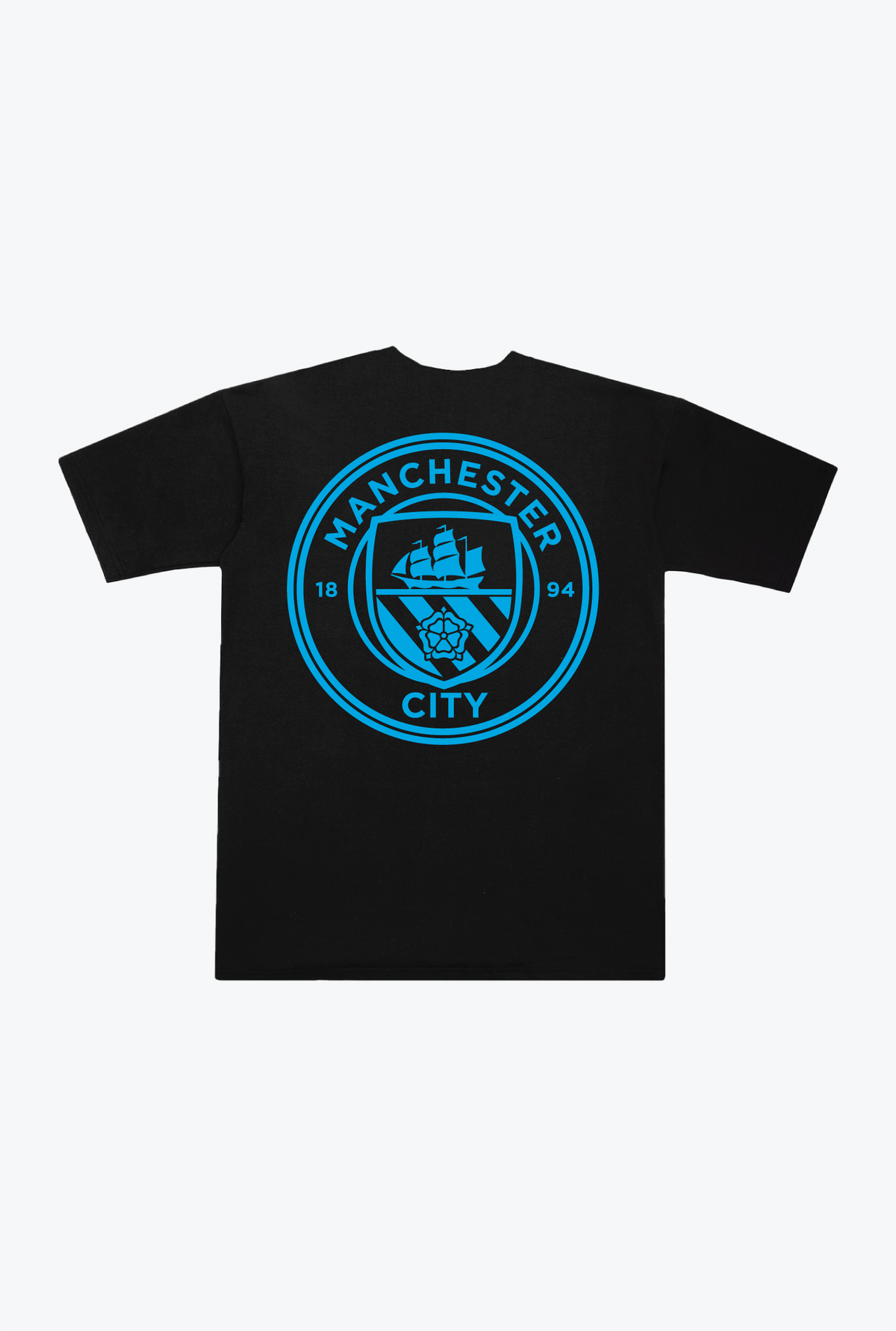 Manchester City FC Heavyweight T-Shirt - Black