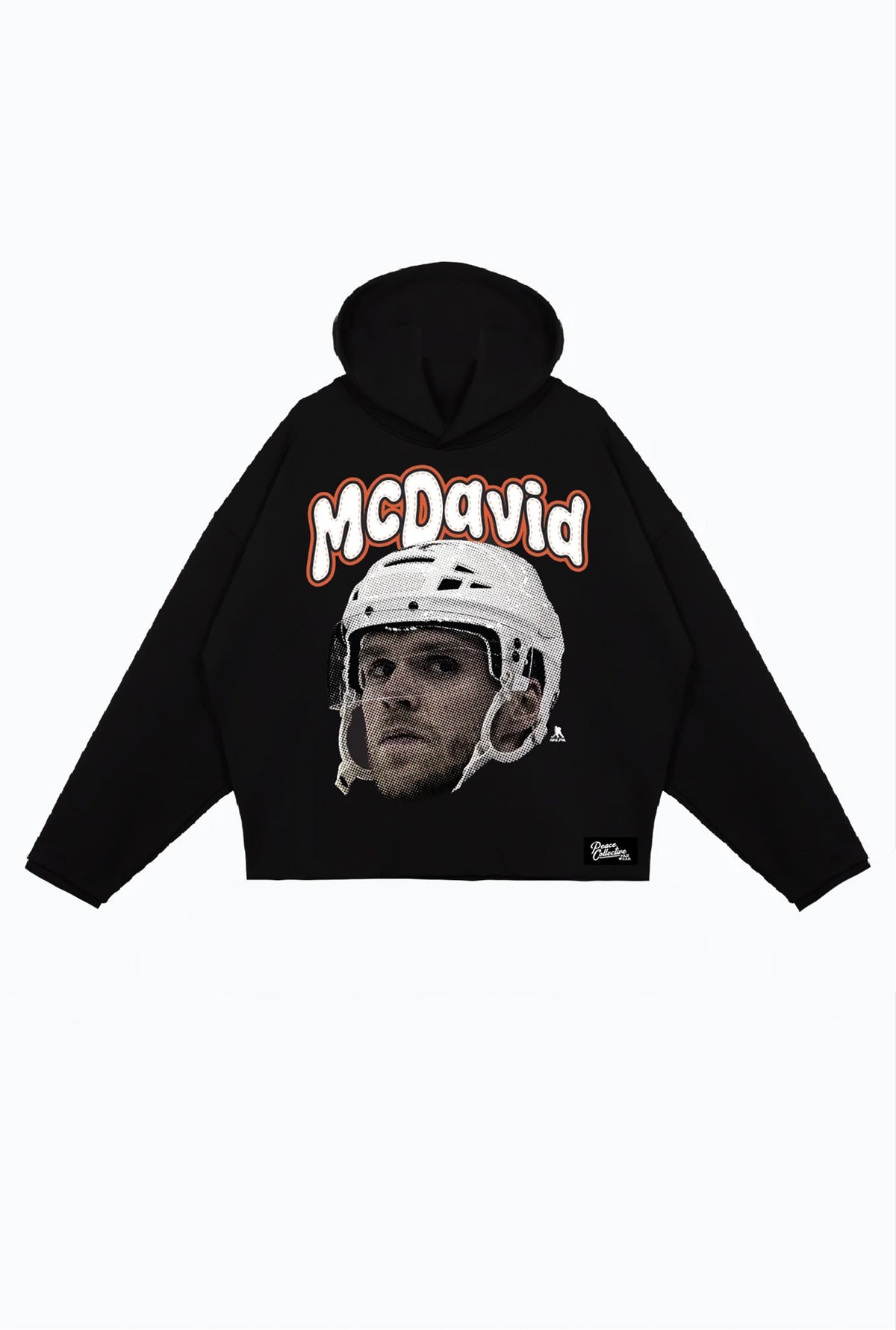 Connor McDavid Relaxed Hoodie – Schwarz